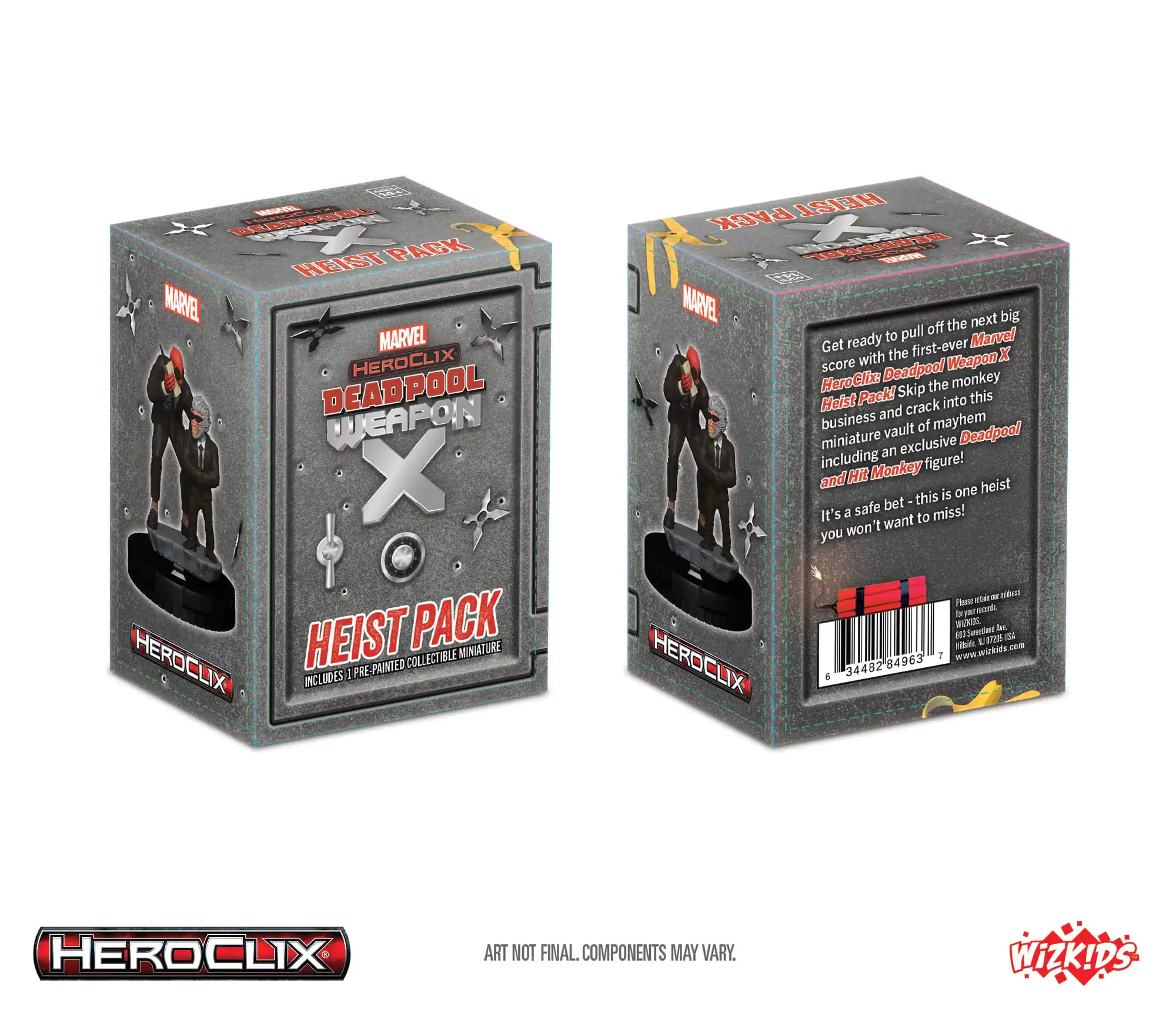 Marvel HeroClix: Deadpool and Hit-Monkey Heist Balíček produktová fotografia