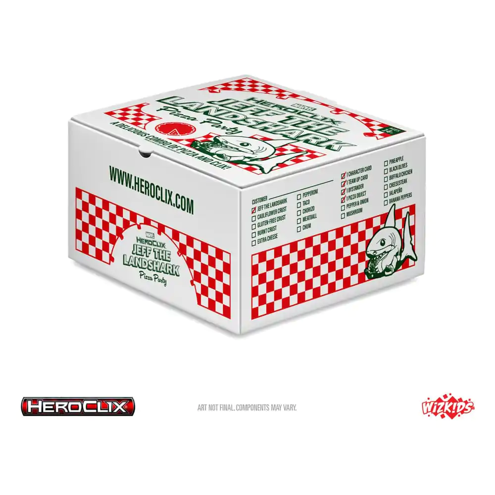 Marvel HeroClix: Deadpool Weapon X Jeff's Pizza Party figúrka produktová fotografia