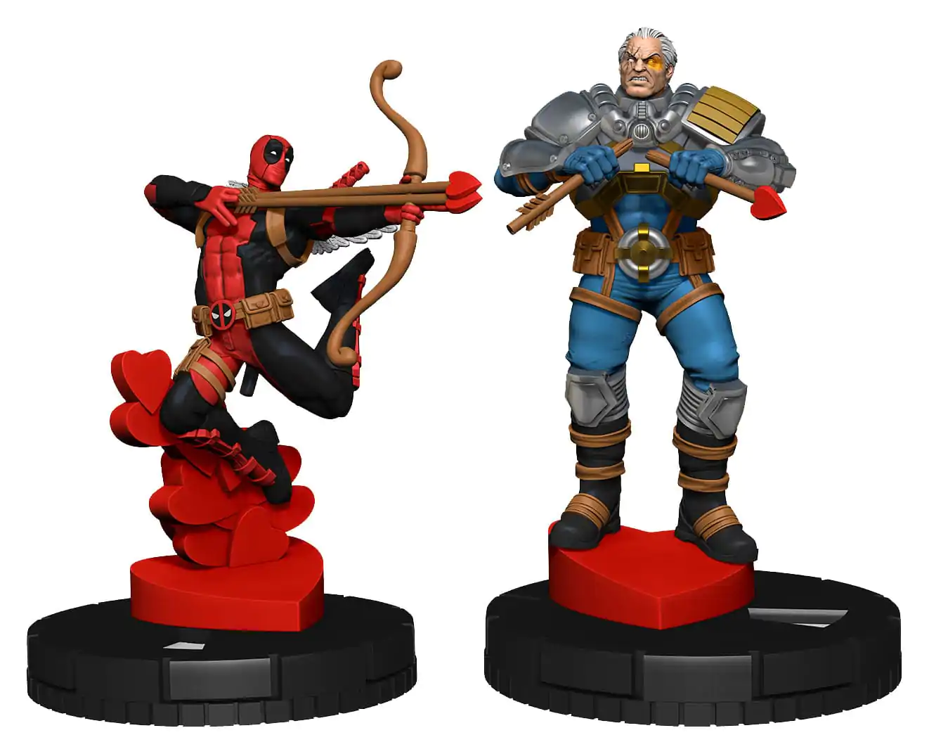 Marvel HeroClix Iconix: Cupid Deadpool an Cable figura, 5 cm termékfotó