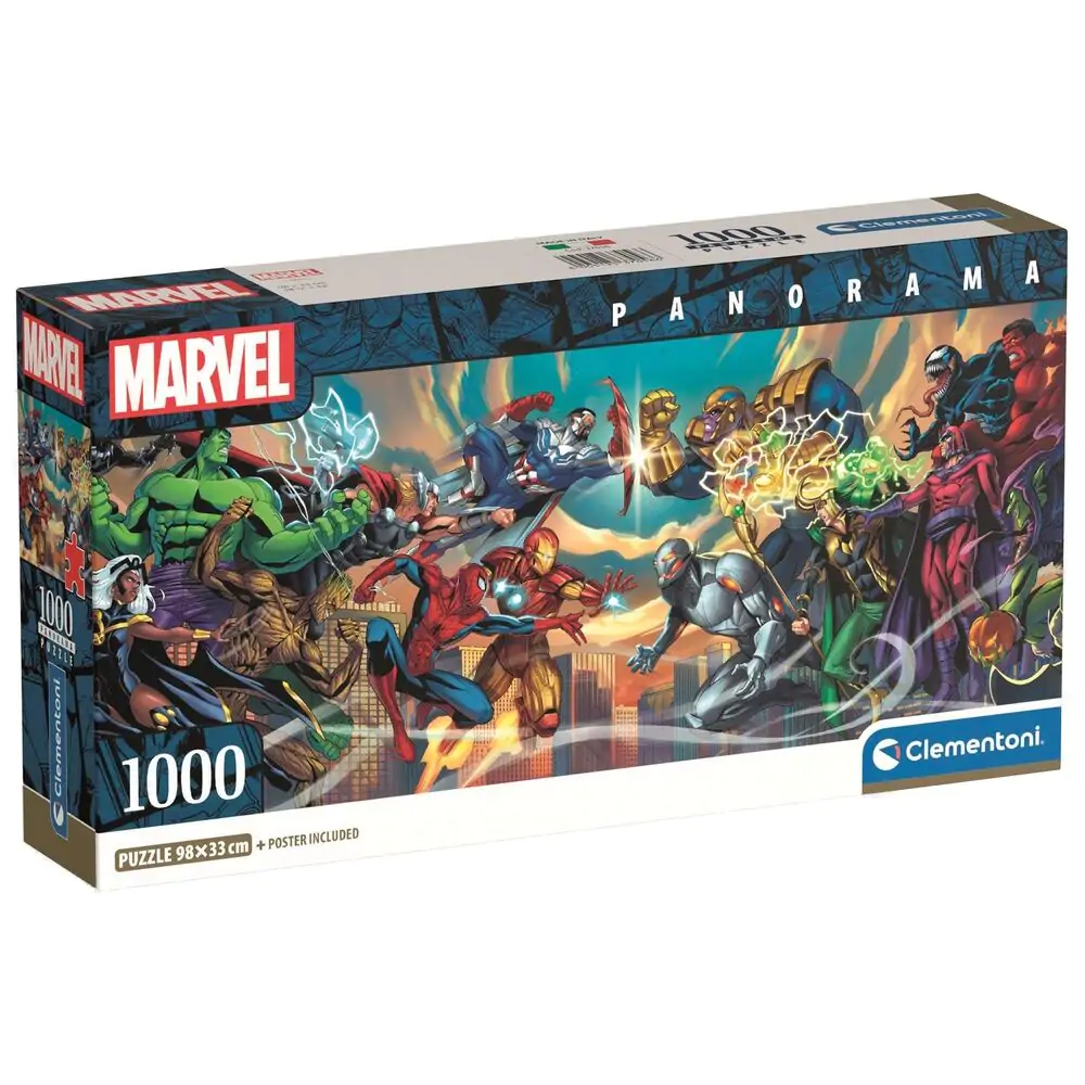 Marvel Heroes vs Villains panoramatické puzzle 1000ks produktová fotografia