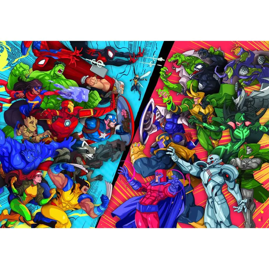 Marvel Heroes vs Villains puzzle 104 dielikov produktová fotografia