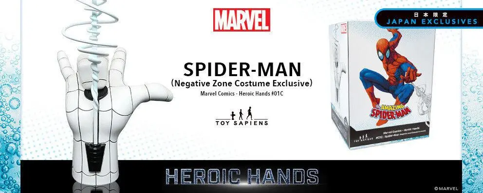 Marvel Heroic Hands Life-Size Statue #1C Spider-Man Negative Zone 26 cm termékfotó