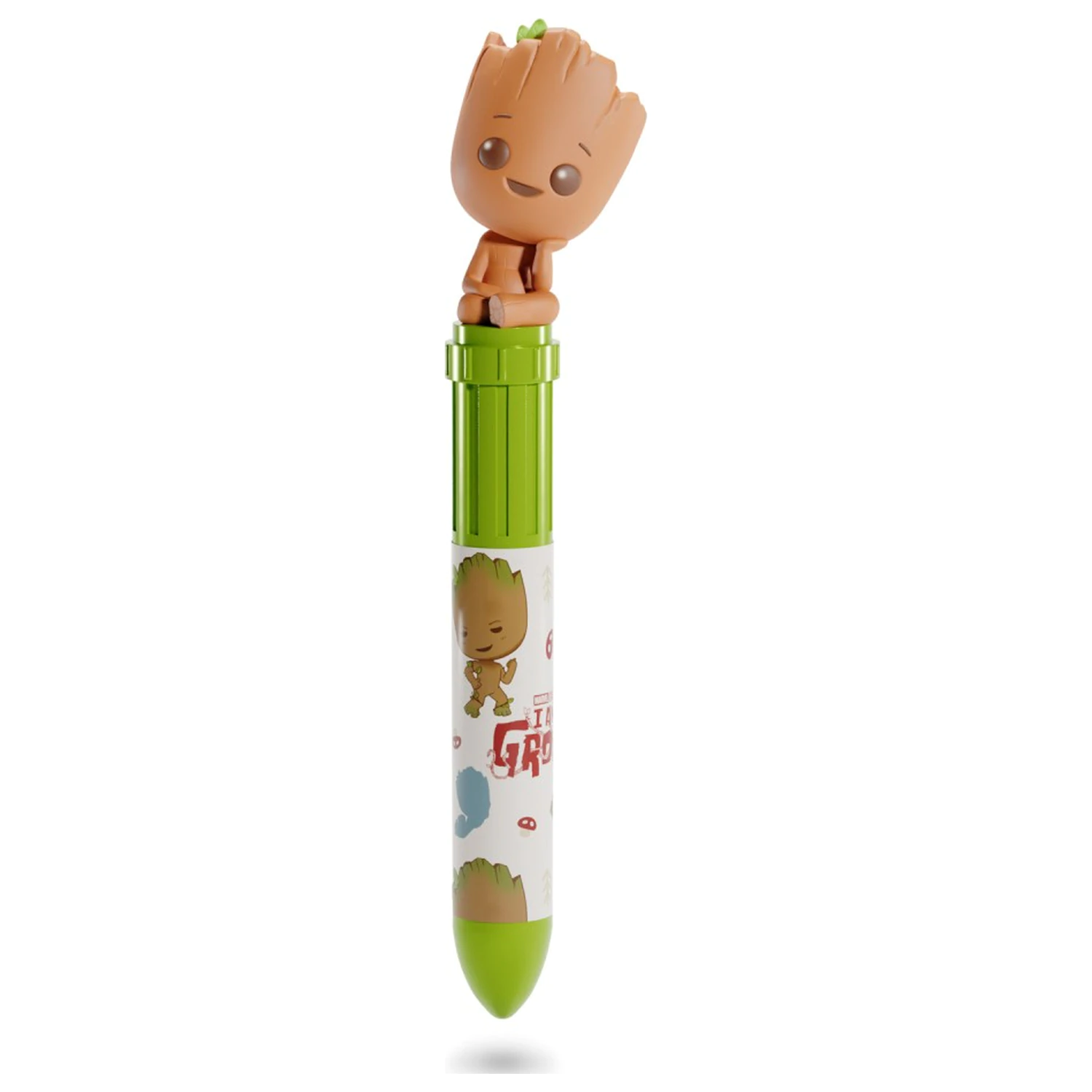 Marvel I Am Groot 10 farieb 3D pero produktová fotografia