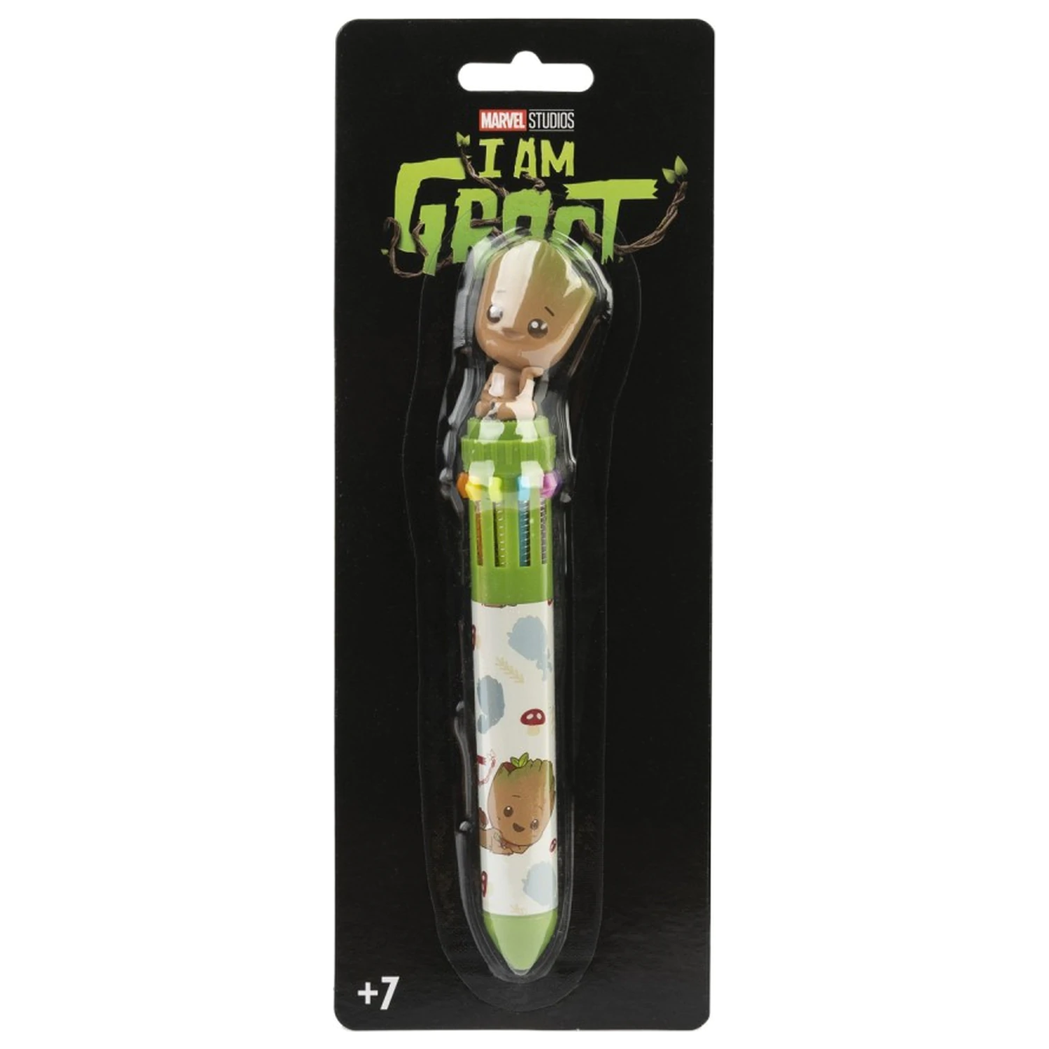 Marvel I Am Groot 10 farieb 3D pero produktová fotografia