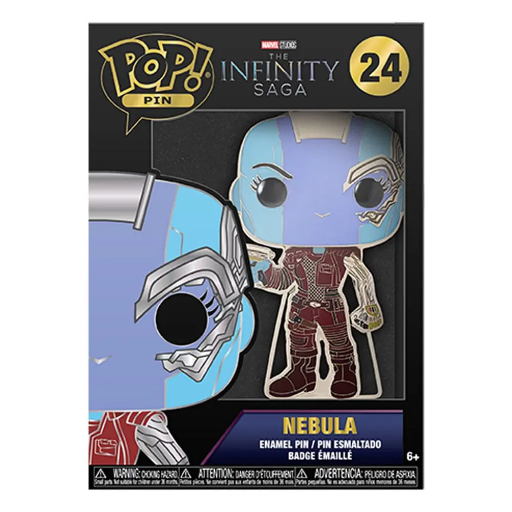 Marvel Infinity Saga POP! Smaltovaný odznak Nebula 10 cm produktová fotografia
