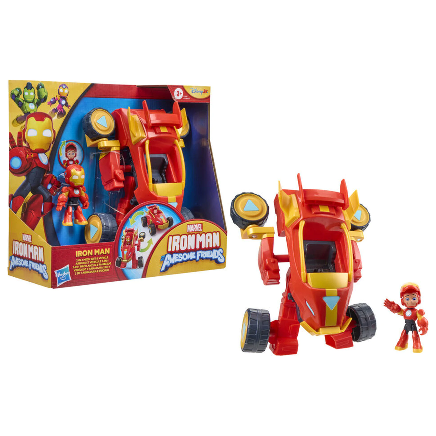 Marvel Iron Man A Jeho Úžasní Priatelia figúrka a vozidlo produktová fotografia