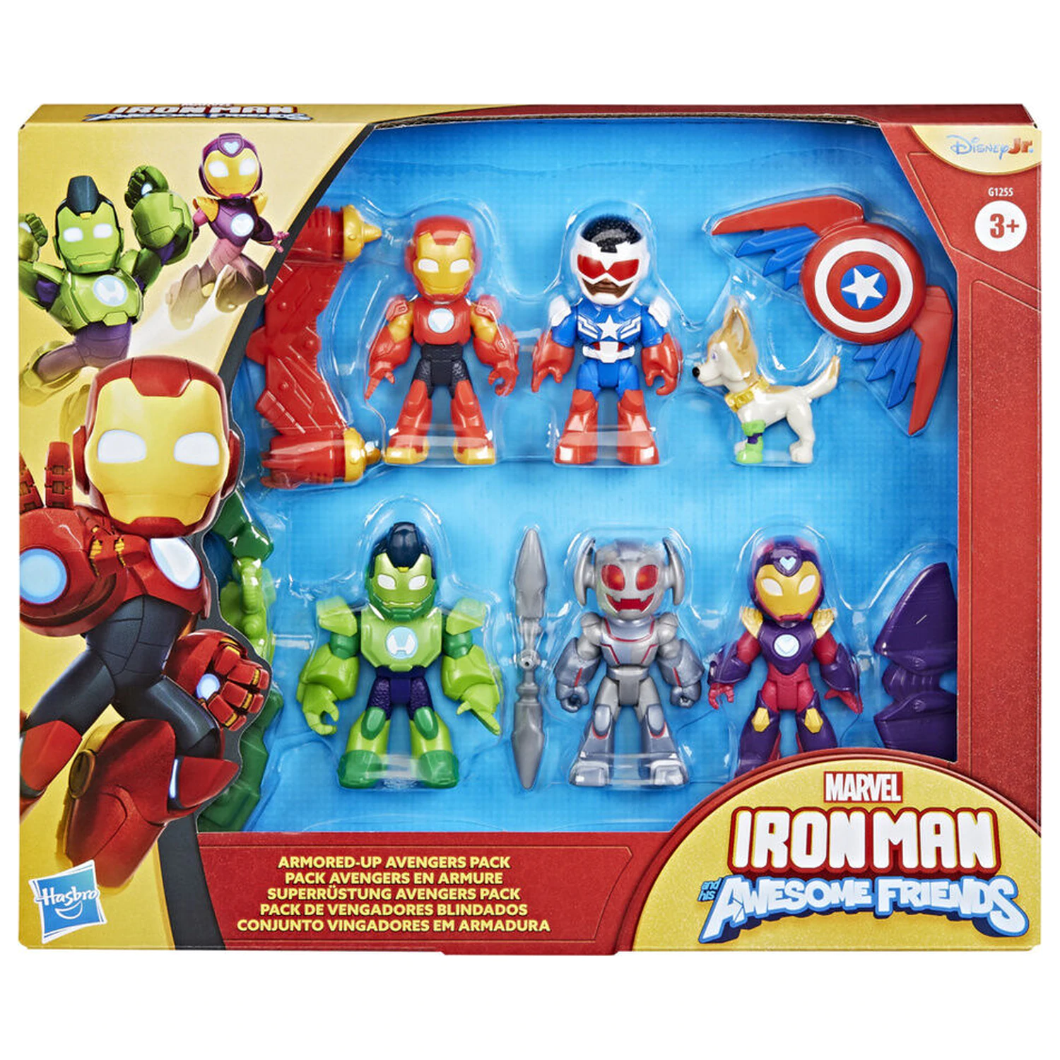 Marvel Iron Man And His Awesome Friends balenie 6 figúrok 7cm produktová fotografia