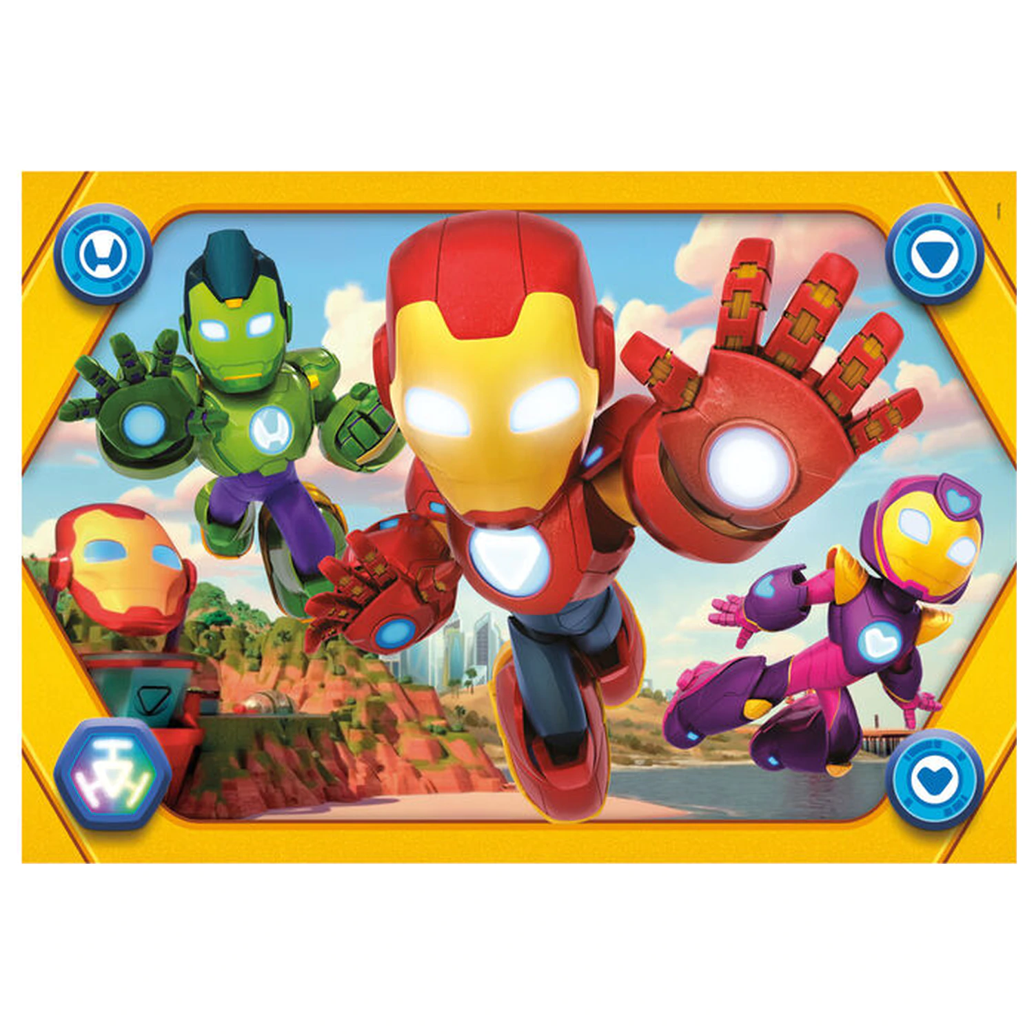 Marvel Iron Man a Jeho úžasné puzzle 104 ks produktová fotografia