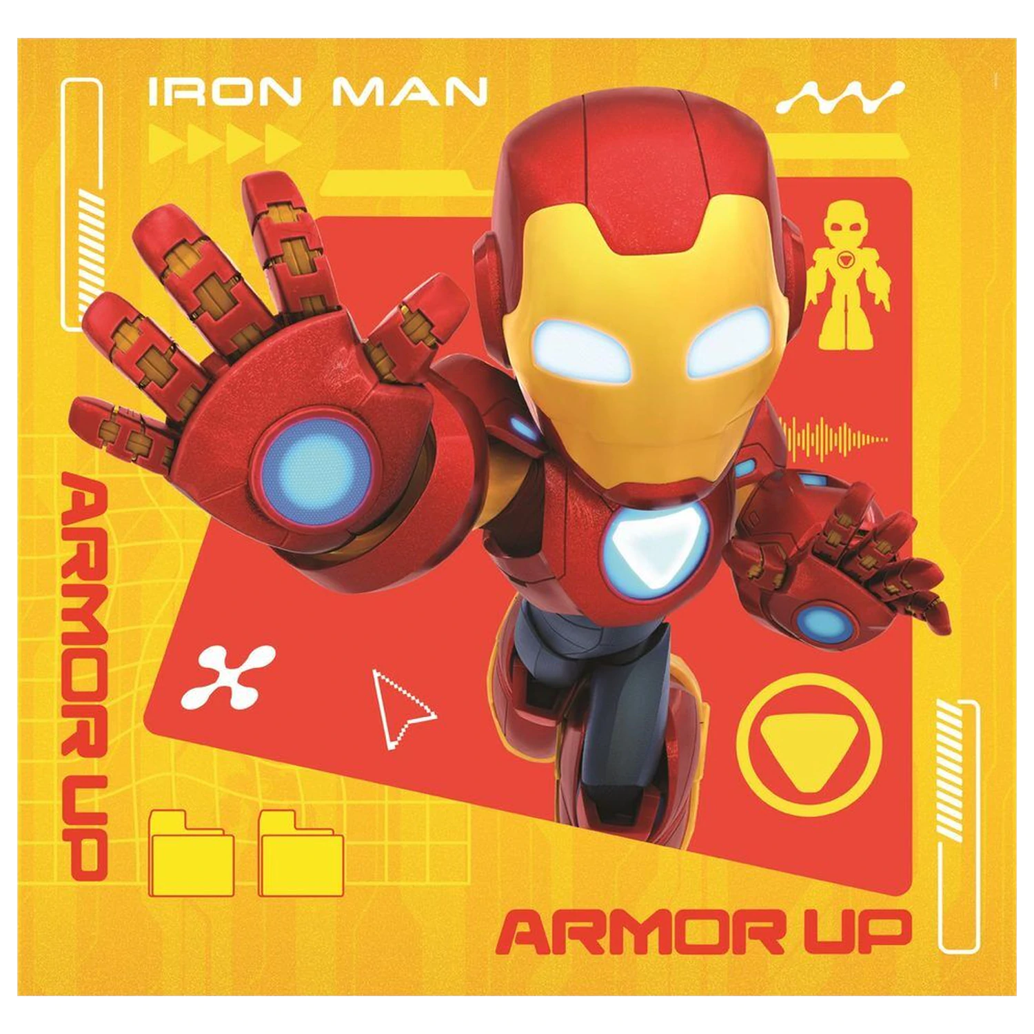 Marvel Iron Man a jeho úžasné štvorcové puzzle 3x48ks produktová fotografia