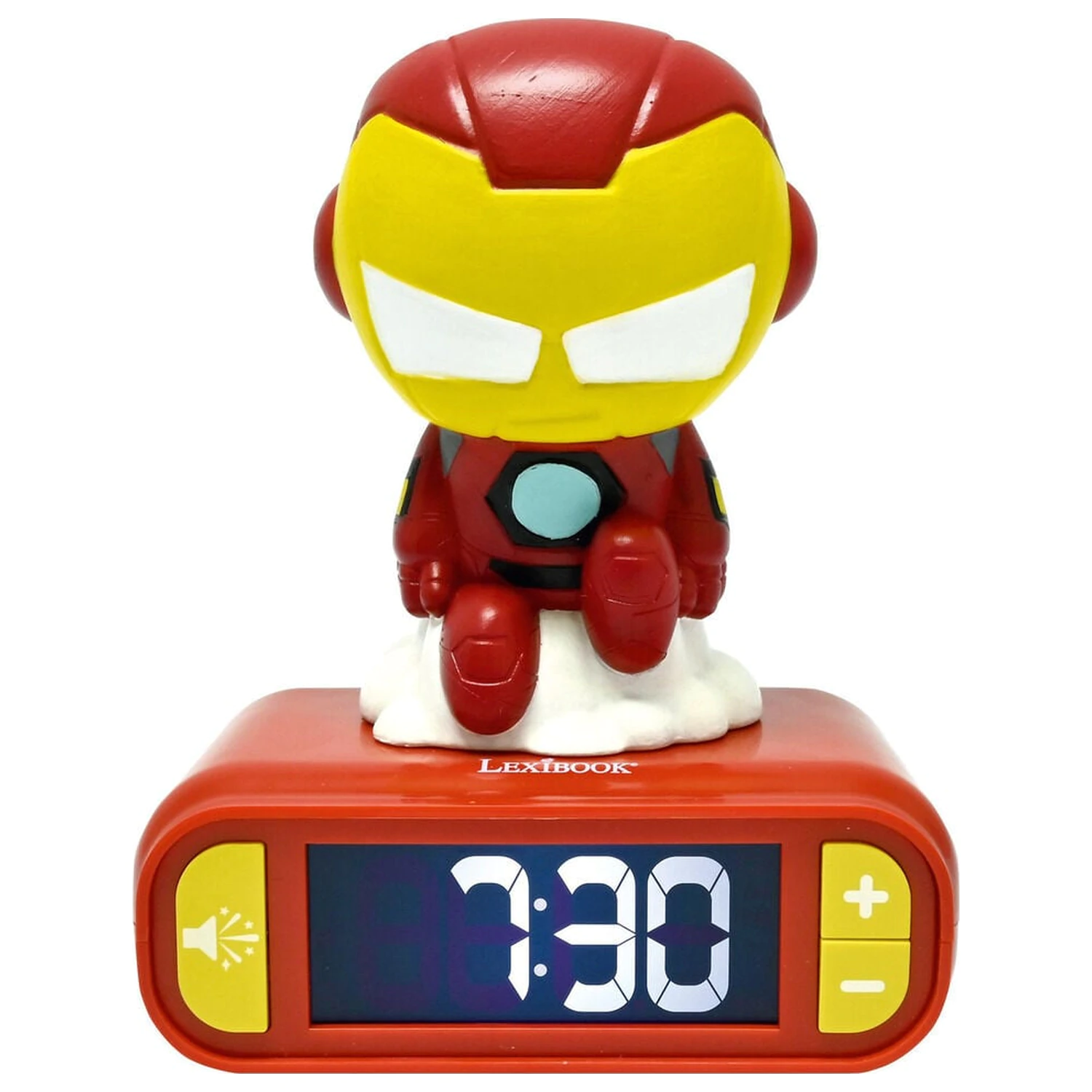 Marvel Iron Man budík s nočným svetlom produktová fotografia