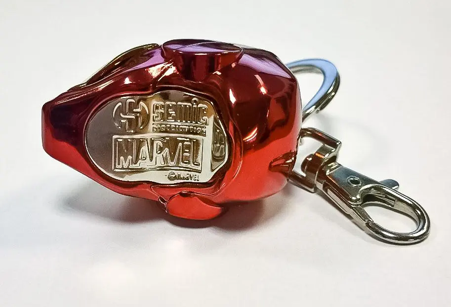 Marvel Comics kovová kľúčenka Iron Man Helmet produktová fotografia