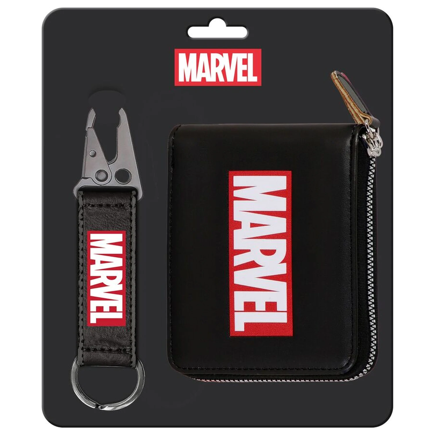 Marvel kľúčenka + súprava peňaženky produktová fotografia