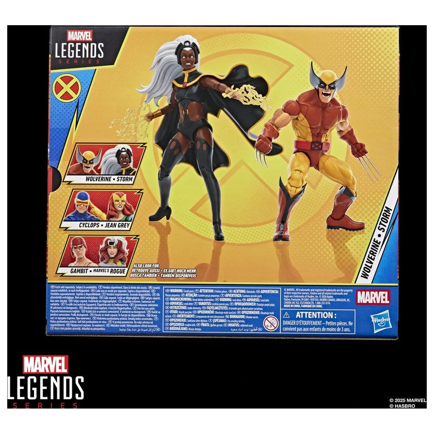 Marvel Legends akčná figúrka 2-balenie Storm & Wolverine 15 cm produktová fotografia