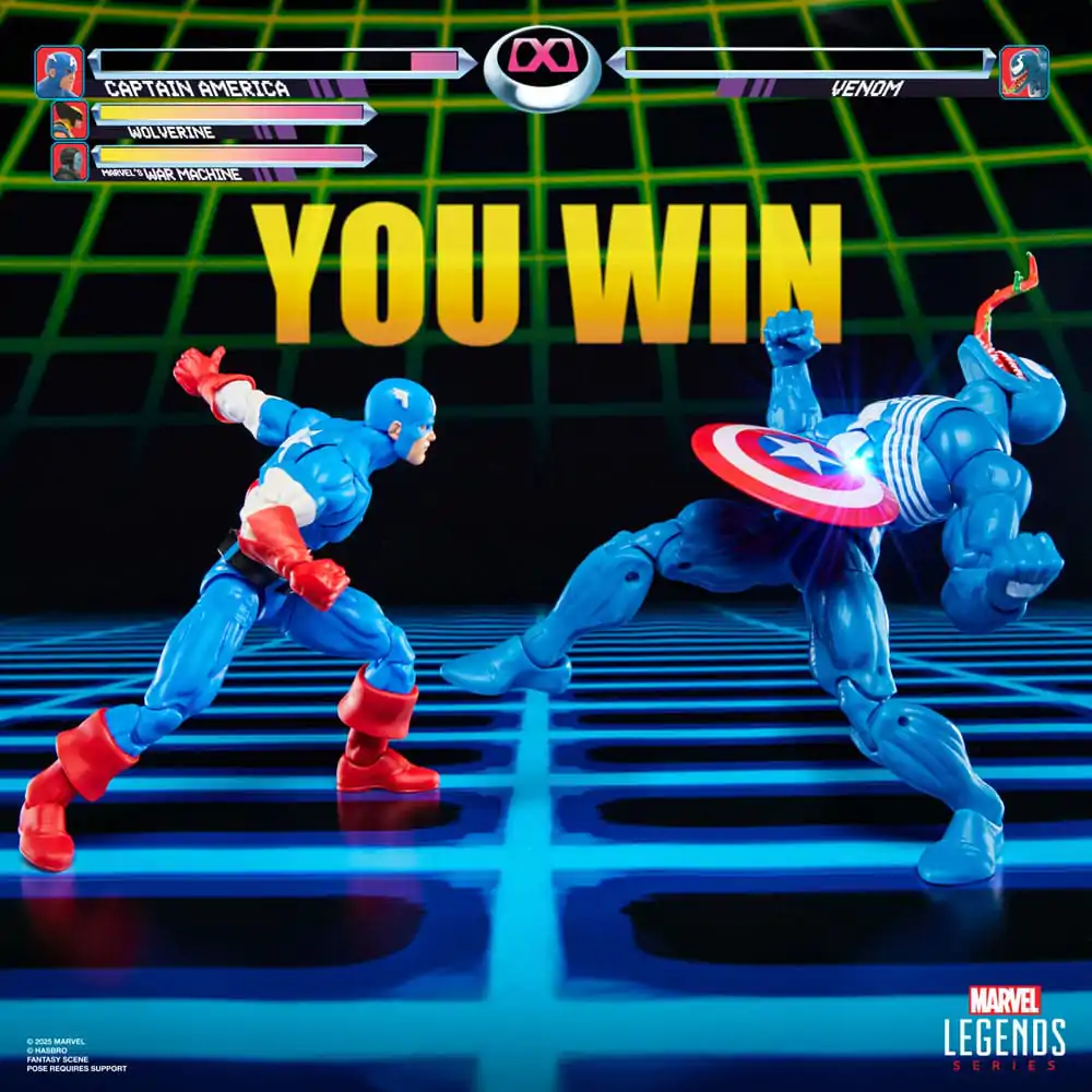 Marvel Legends Gamerverse akčná figúrka 2-Pack Captain America vs. Venom 15 cm produktová fotografia