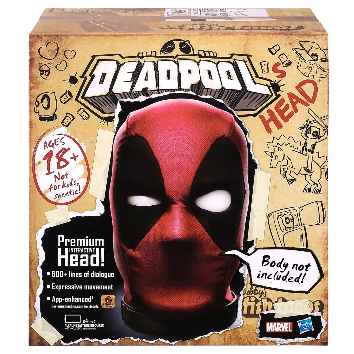 Marvel Legends English Interaktív Elektronic Deadpool's Head termékfotó