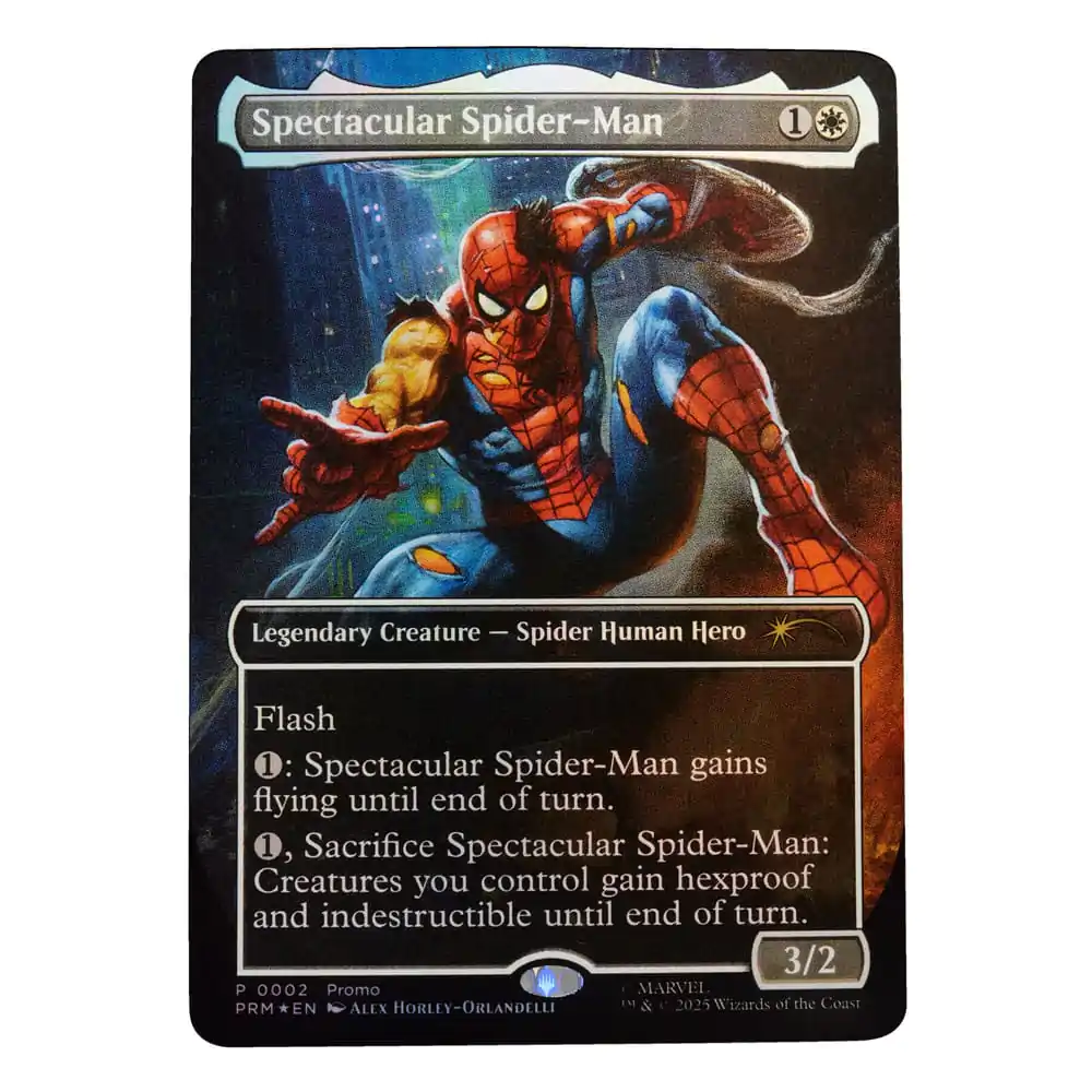 Marvel Legends Magic: The Gathering akčná figúrka Battle-Damaged Spider-Man (plus Exclusive Foil Card) 15 cm produktová fotografia