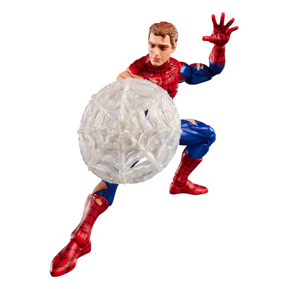 Marvel Legends Magic: The Gathering akčná figúrka Battle-Damaged Spider-Man (plus Exclusive Foil Card) 15 cm produktová fotografia