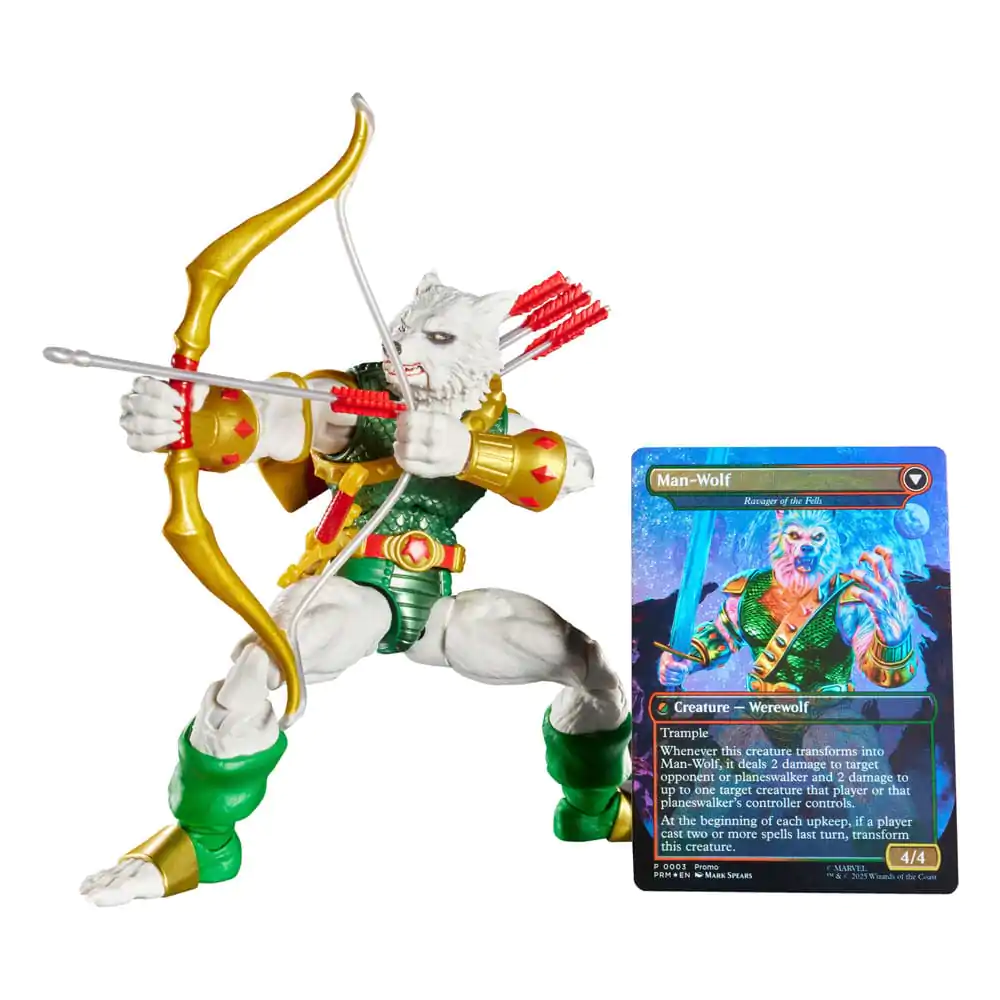 Marvel Legends Magic: The Gathering akčná figúrka Man-Wolf (plus exkluzívna lesklá karta) 15 cm produktová fotografia