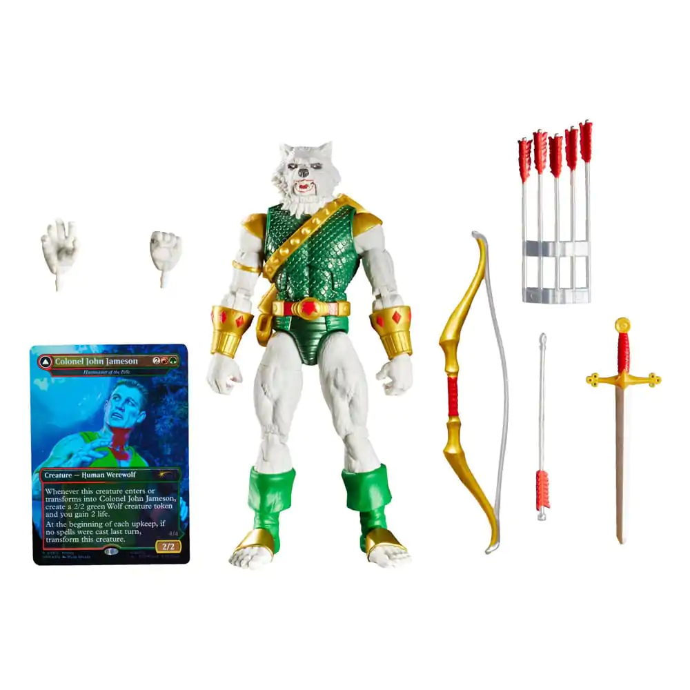 Marvel Legends Magic: The Gathering akčná figúrka Man-Wolf (plus exkluzívna lesklá karta) 15 cm produktová fotografia