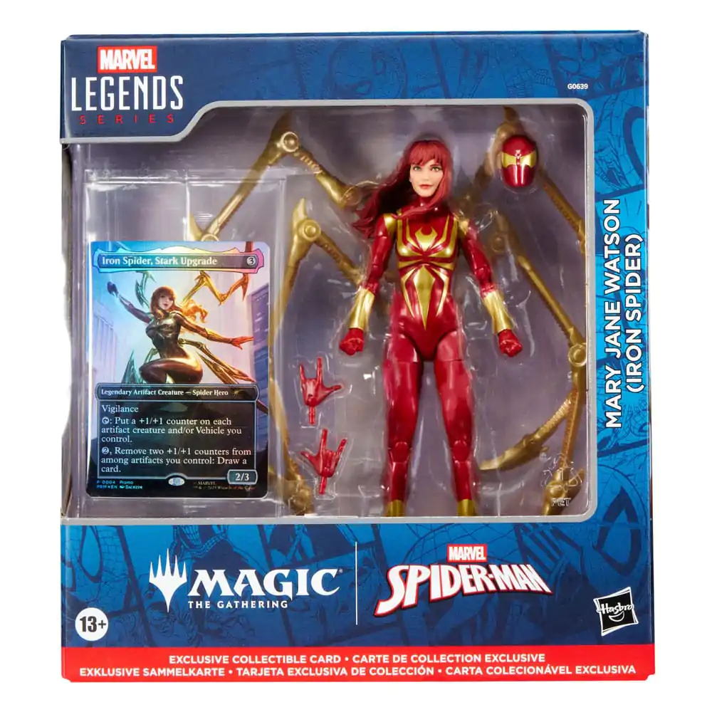 Marvel Legends Magic: The Gathering akčná figúrka Mary Jane Watson (Iron Spider) (plus exkluzívna fóliová karta) 15 cm produktová fotografia