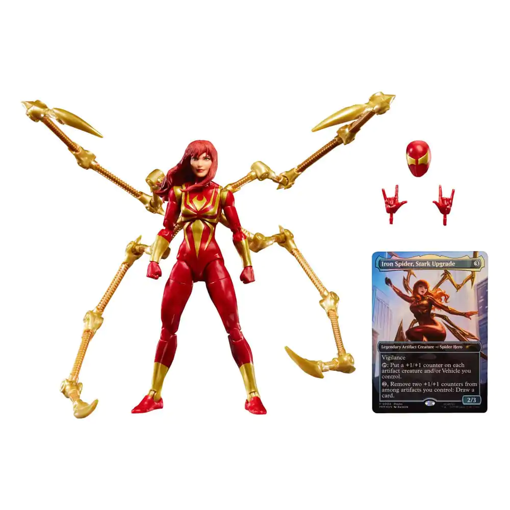 Marvel Legends Magic: The Gathering akčná figúrka Mary Jane Watson (Iron Spider) (plus exkluzívna fóliová karta) 15 cm produktová fotografia