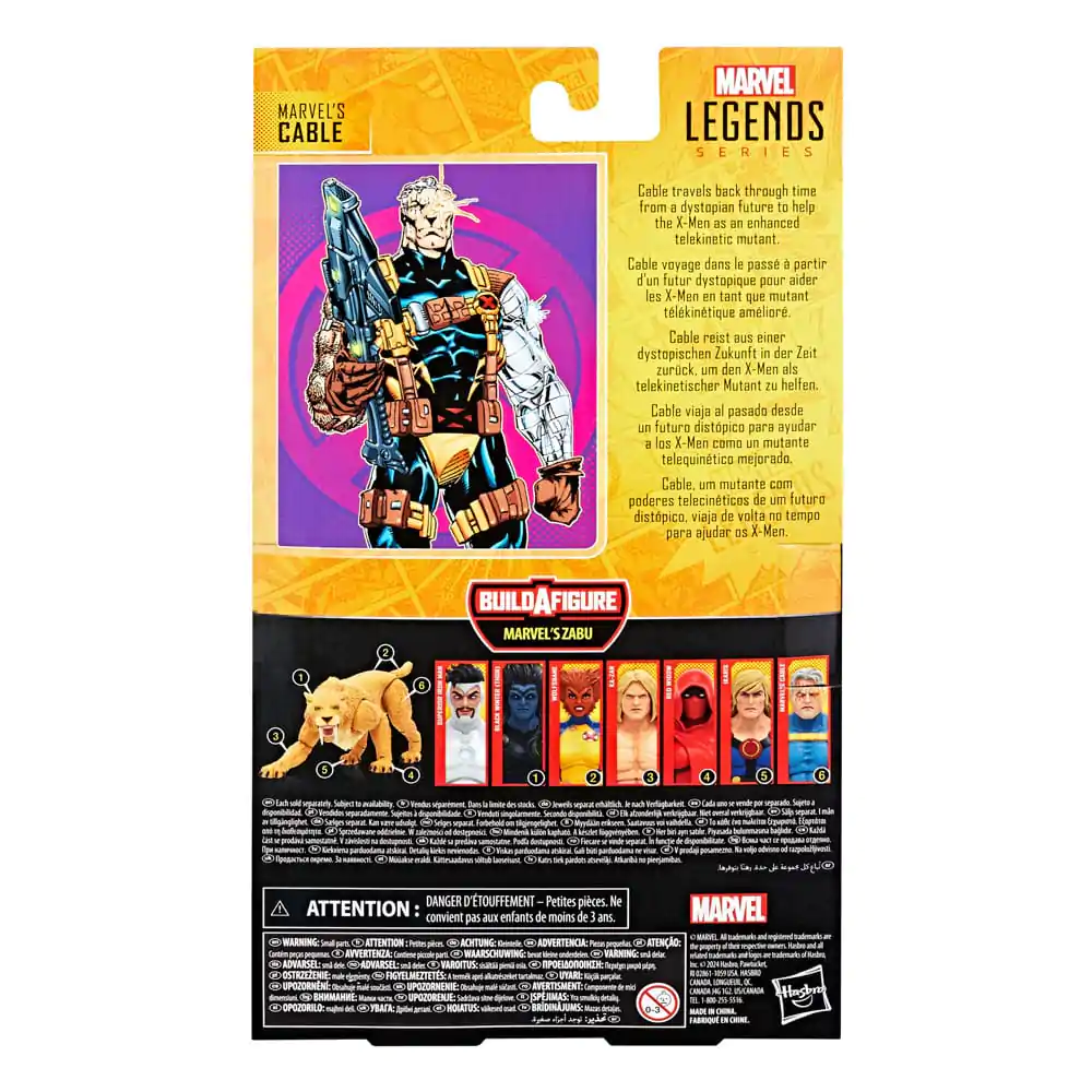 Akčná figúrka Marvel Legends Marvel's Cable (BAF: Marvel's Zabu) 15 cm termékfotó