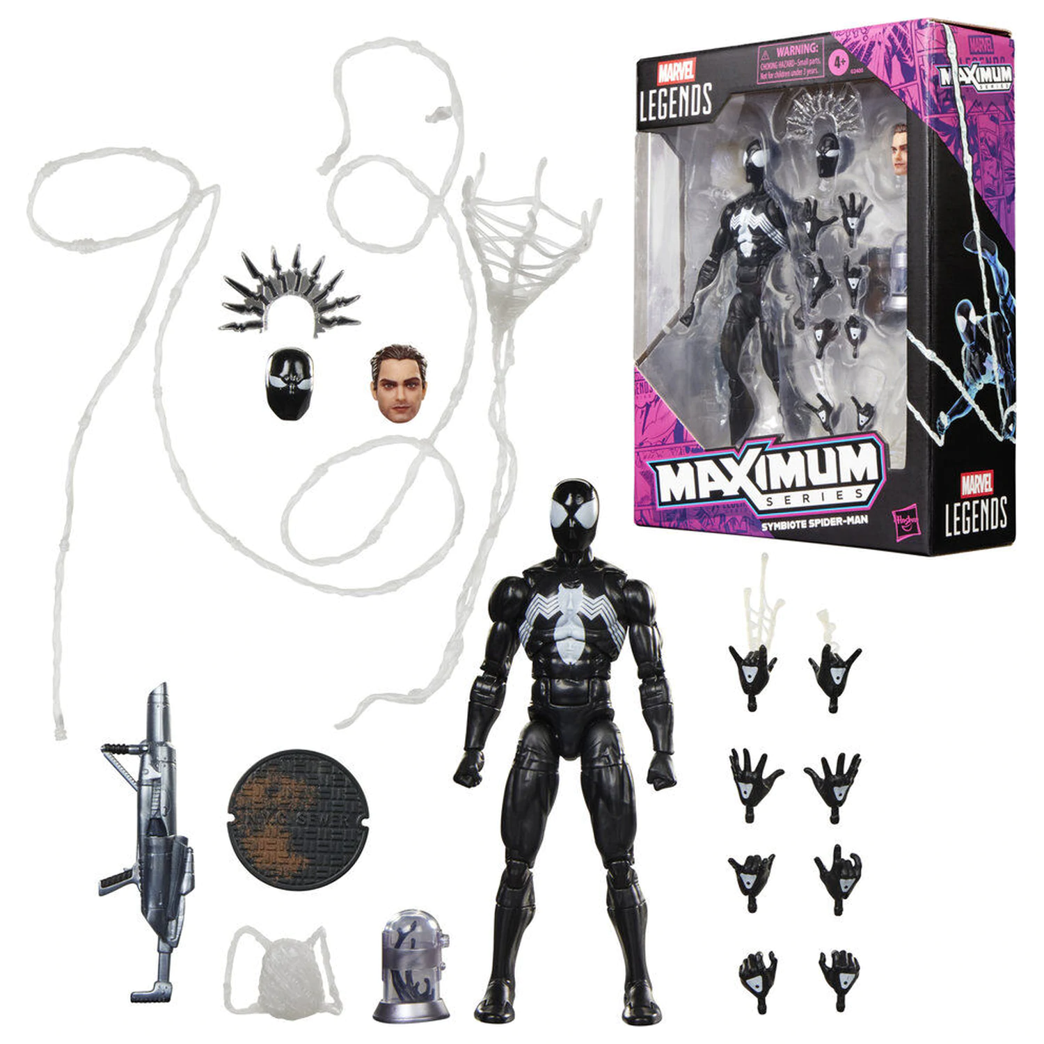 Marvel Legends Maximum Series Symbiote Spider-man Marvel figúrka 15cm produktová fotografia
