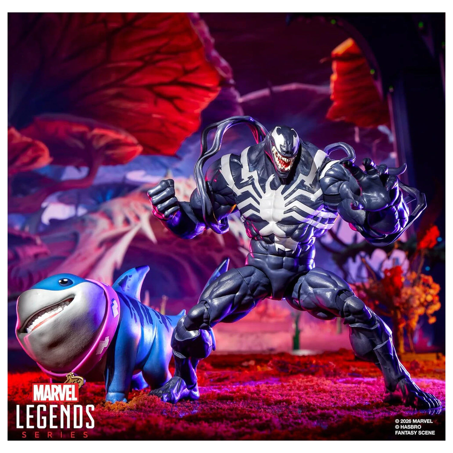 Marvel Legends Rivals Venom & Jeff the Land Shark figúrka 15 cm produktová fotografia