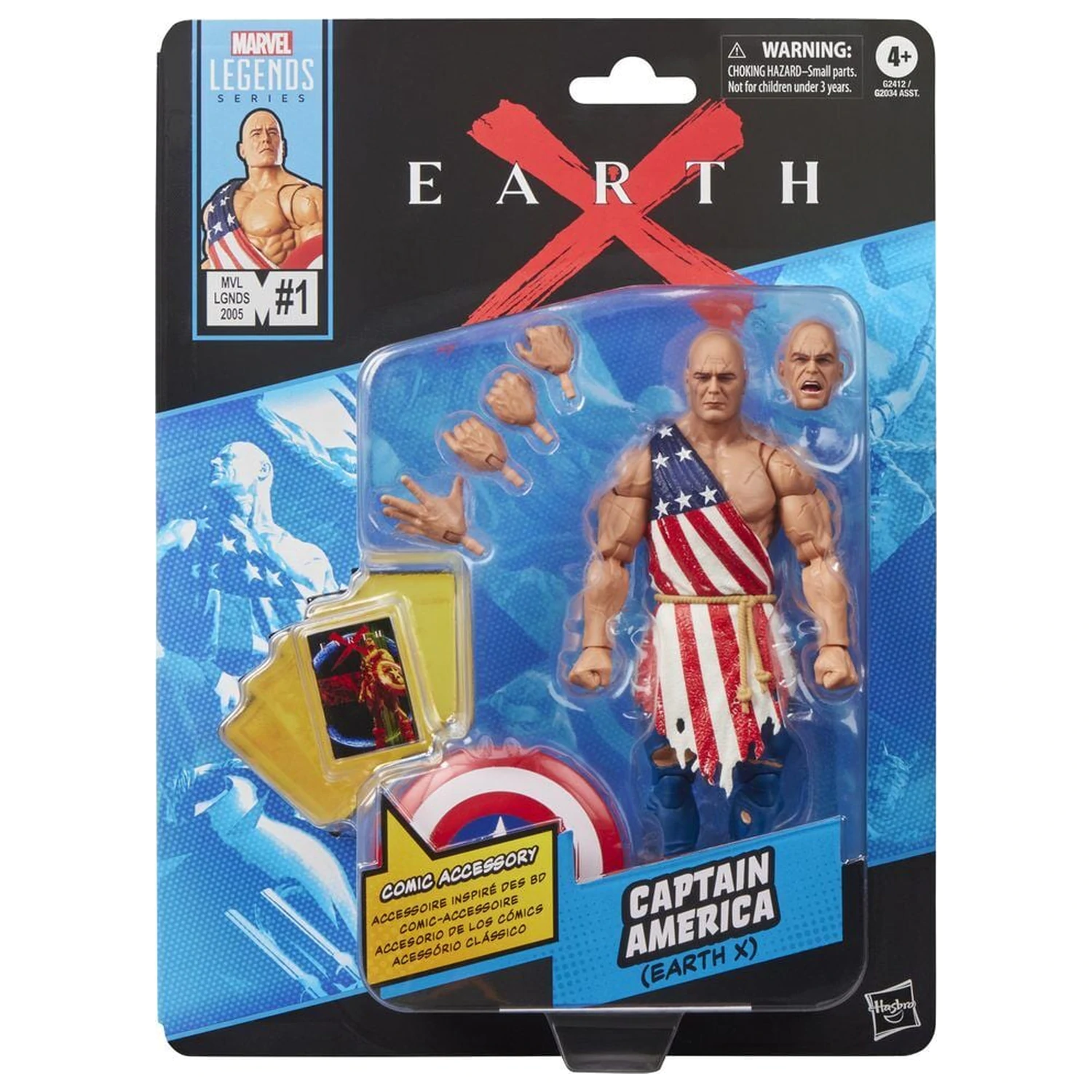 Marvel Legends Series Captain America Earth figúrka 15 cm produktová fotografia