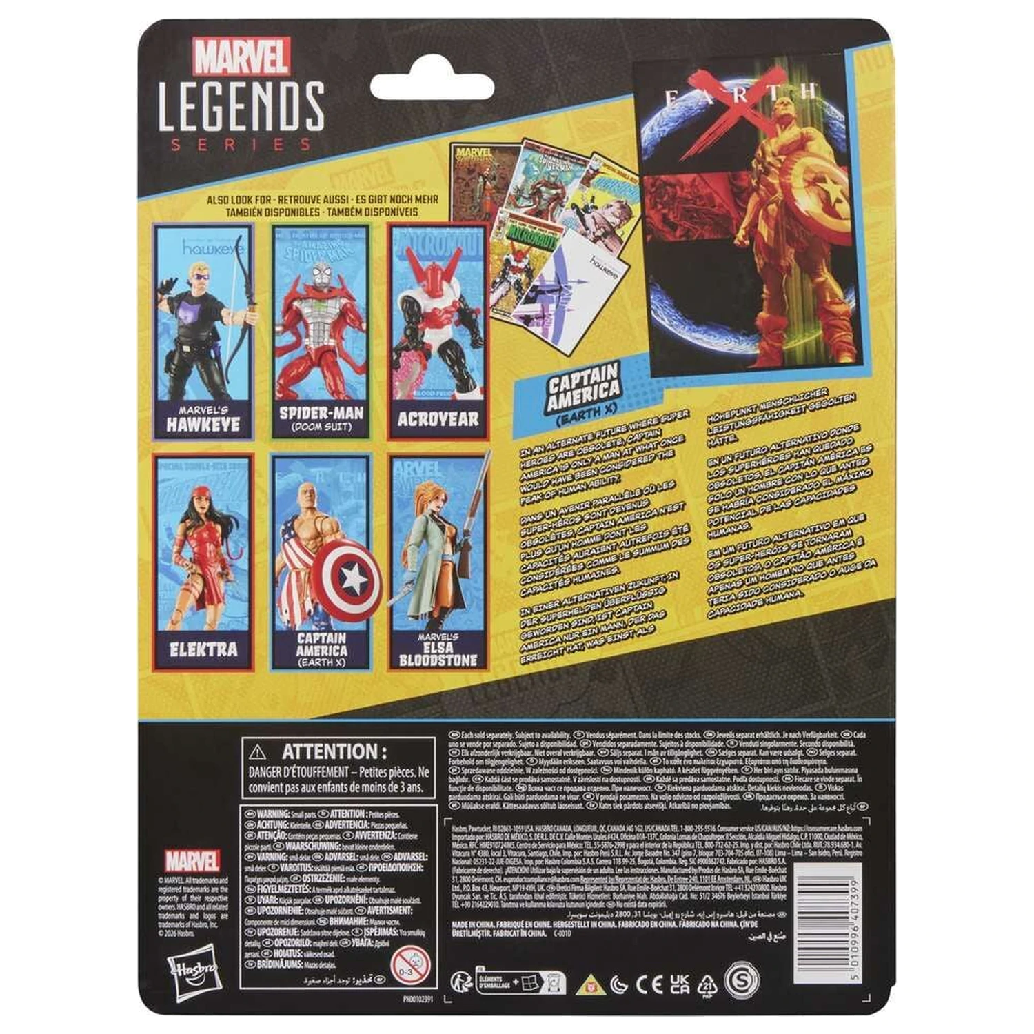 Marvel Legends Series Captain America Earth figúrka 15 cm produktová fotografia