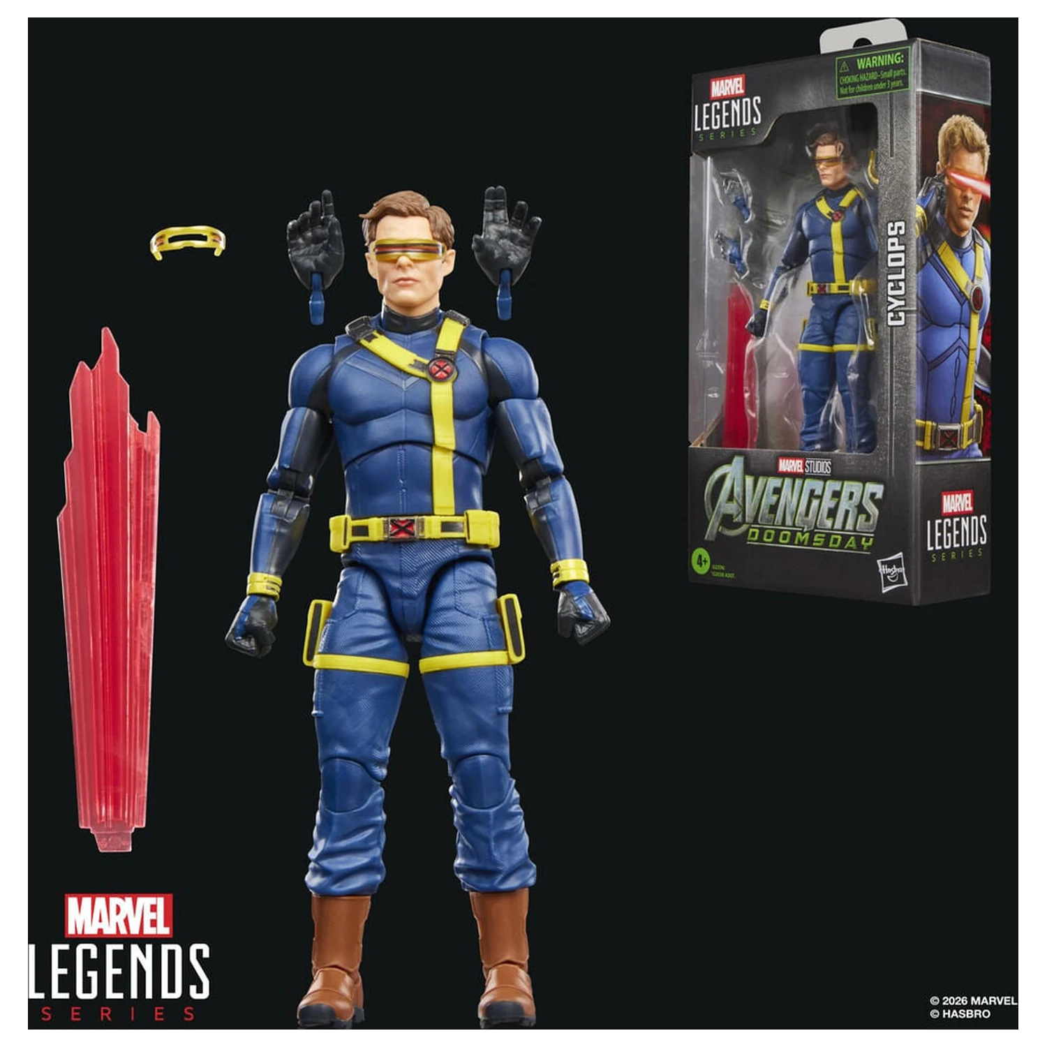 Marvel Legends Series Avengers Doomsday Cyclops figúrka 15cm produktová fotografia