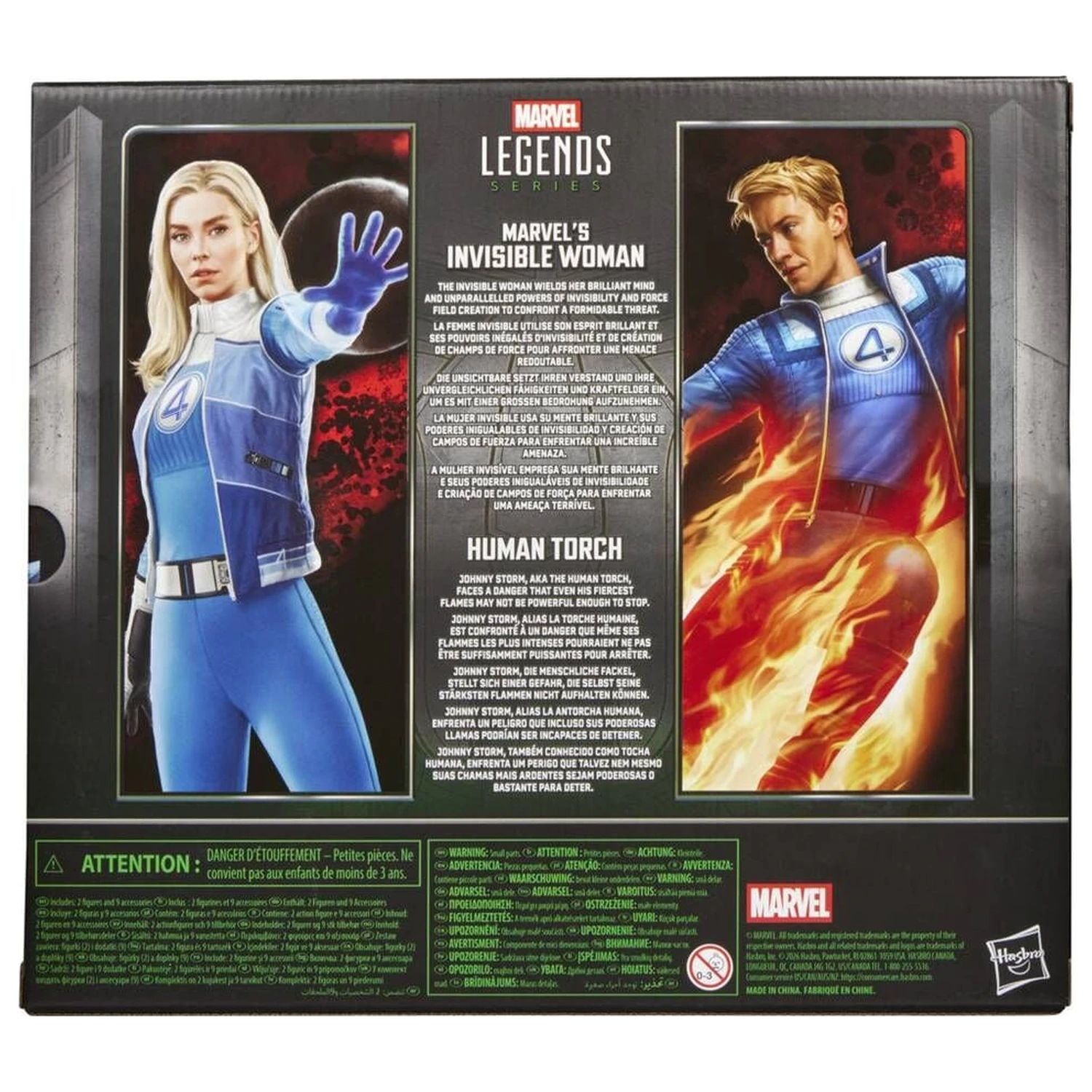 Marvel Legends Series Avengers Doomsday Invisible Woman & Human Torch balenie 2 figúrok 15 cm produktová fotografia