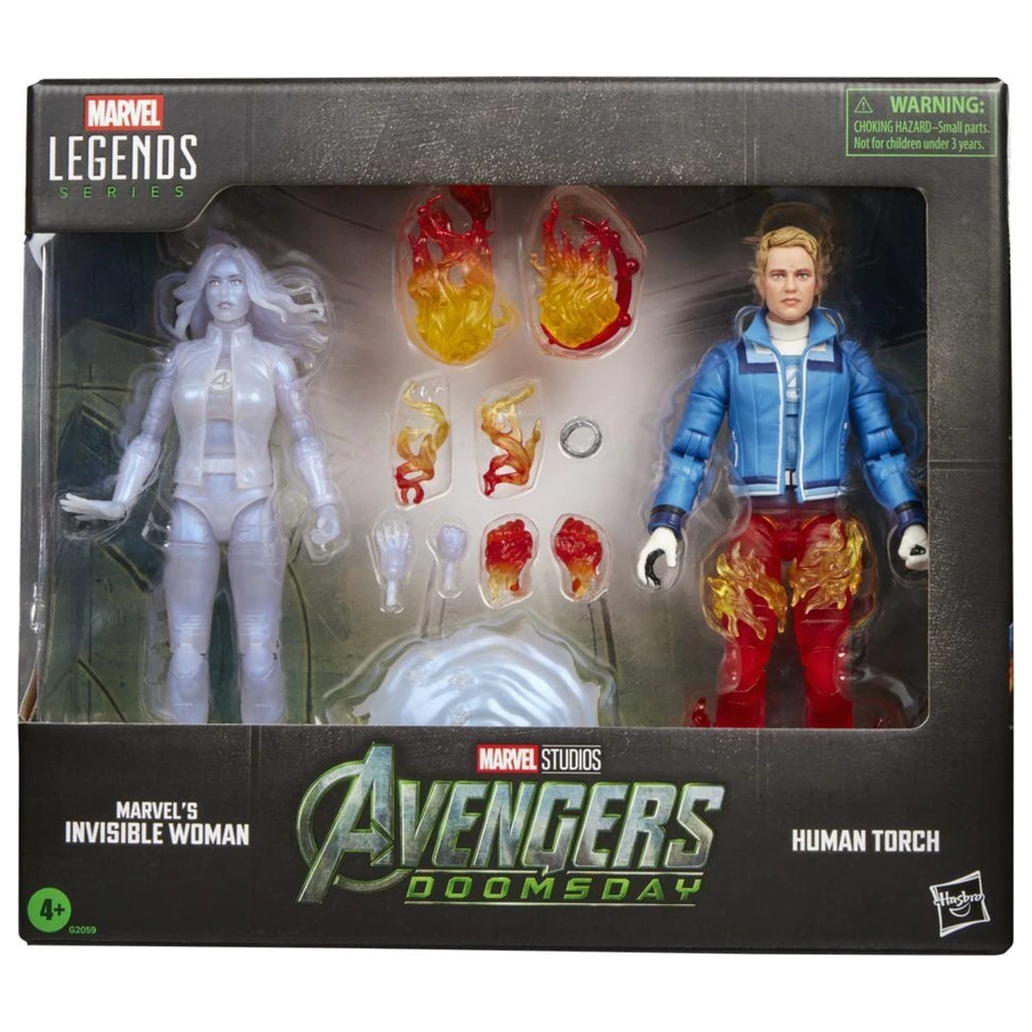 Marvel Legends Series Avengers Doomsday Invisible Woman & Human Torch balenie 2 figúrok 15 cm produktová fotografia