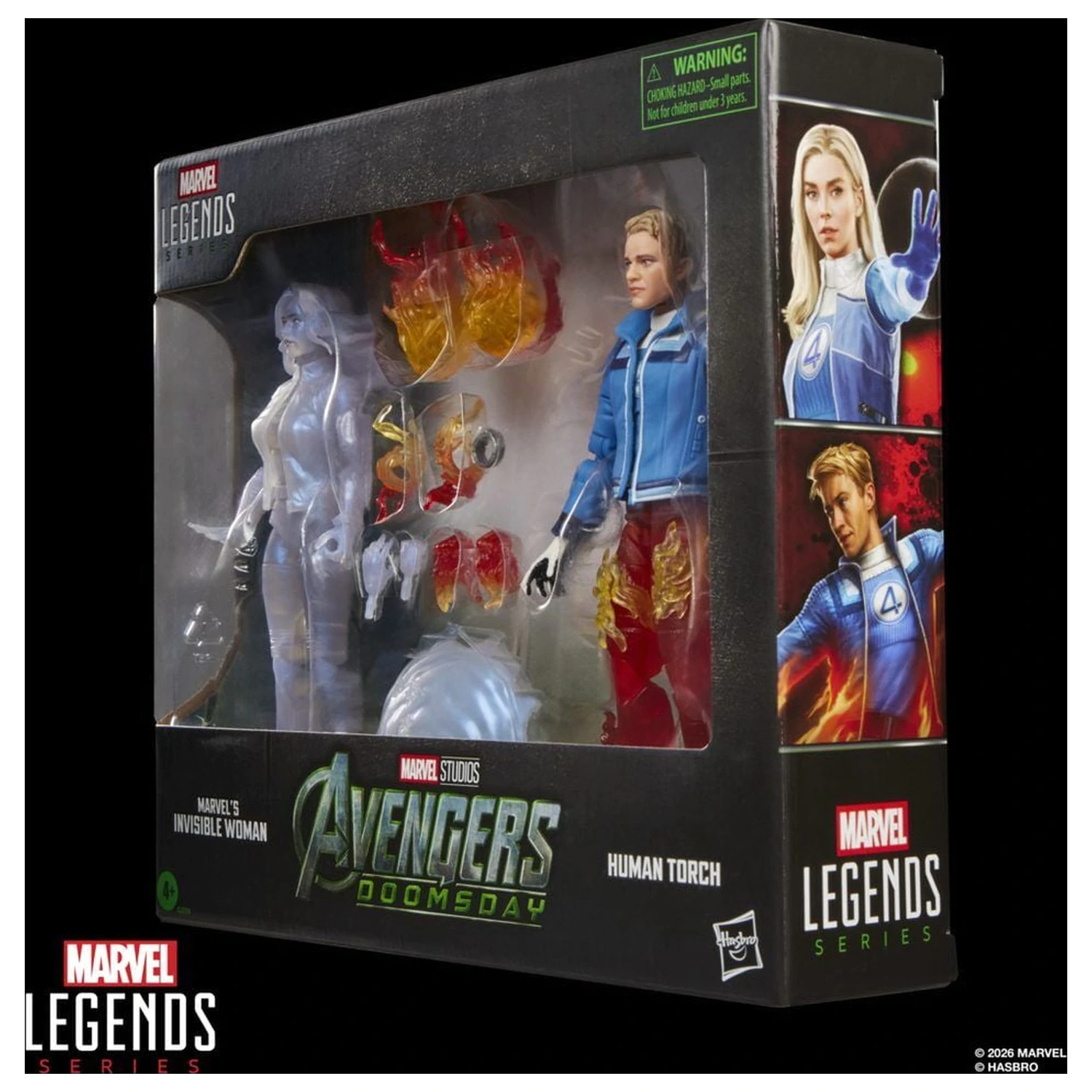 Marvel Legends Series Avengers Doomsday Invisible Woman & Human Torch balenie 2 figúrok 15 cm produktová fotografia
