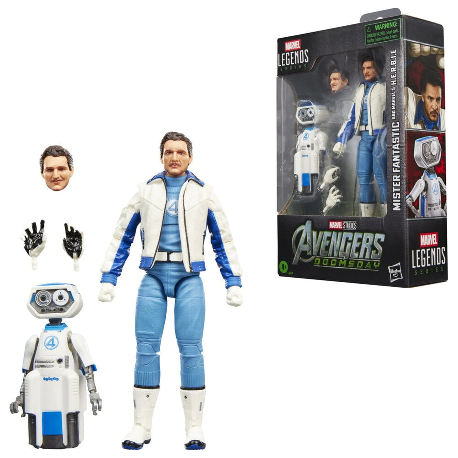 Marvel Legends Series Avengers Doomsday Mister Fantastic and Marvels H.E.R.B.I.E. figúrka 15 cm produktová fotografia