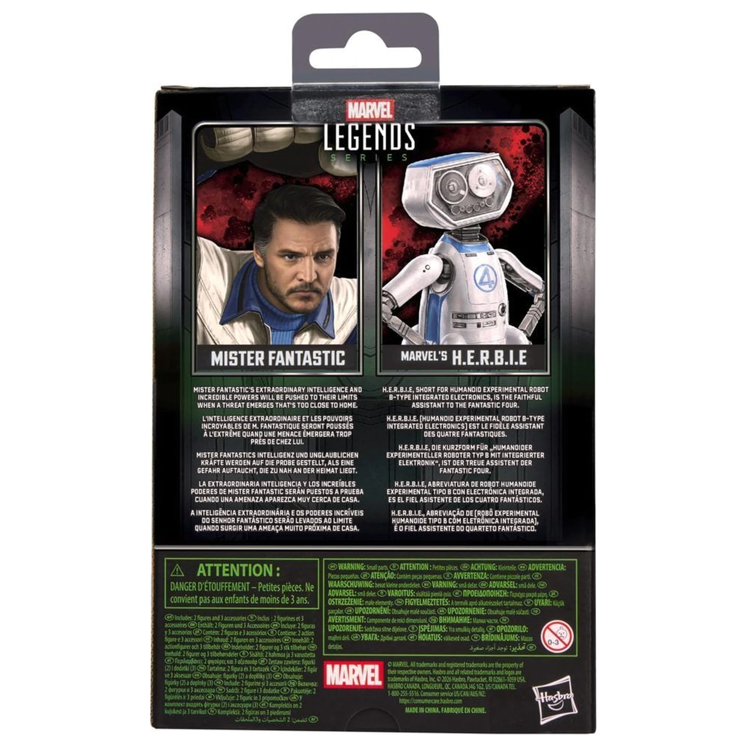 Marvel Legends Series Avengers Doomsday Mister Fantastic and Marvels H.E.R.B.I.E. figúrka 15 cm produktová fotografia
