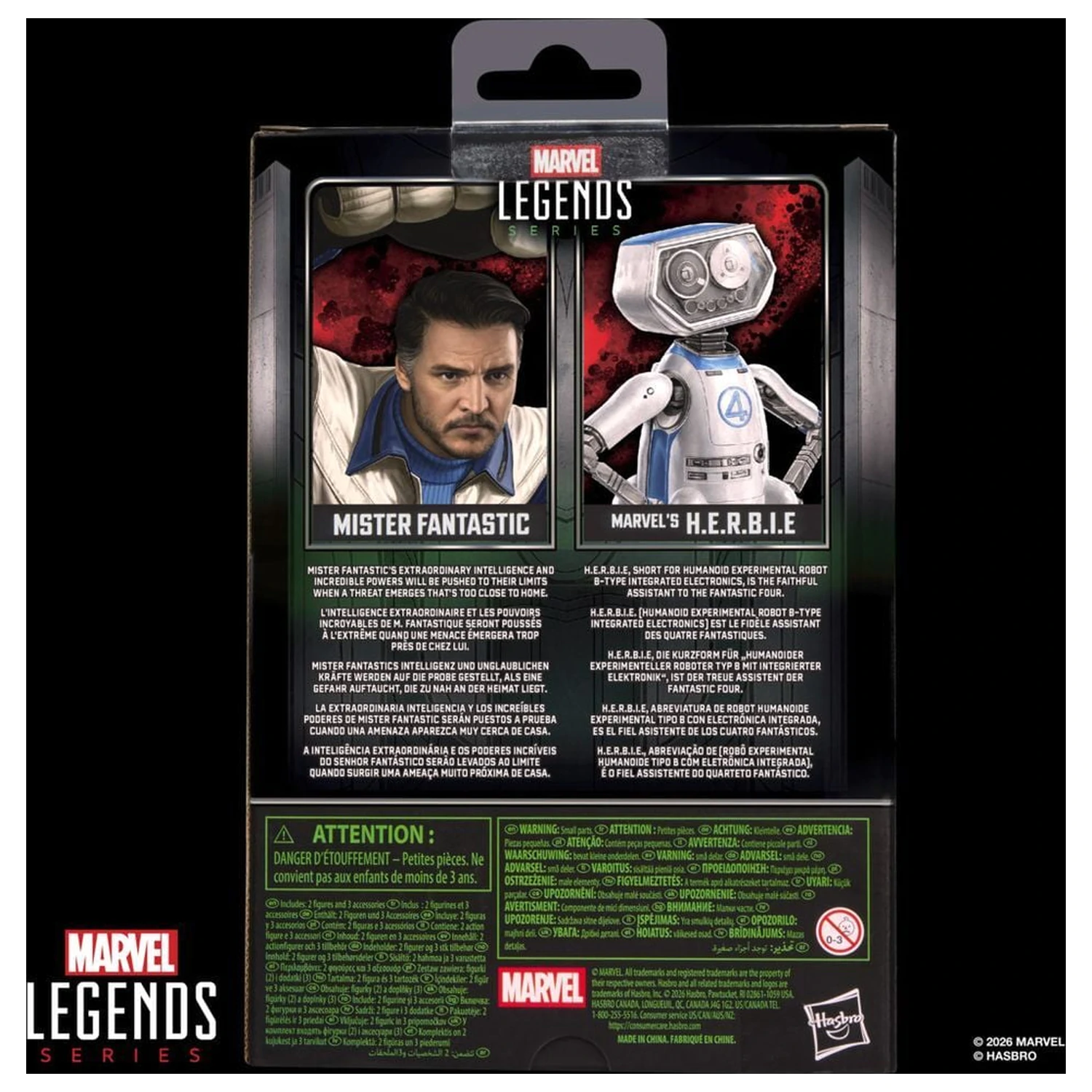 Marvel Legends Series Avengers Doomsday Mister Fantastic and Marvels H.E.R.B.I.E. figúrka 15 cm produktová fotografia