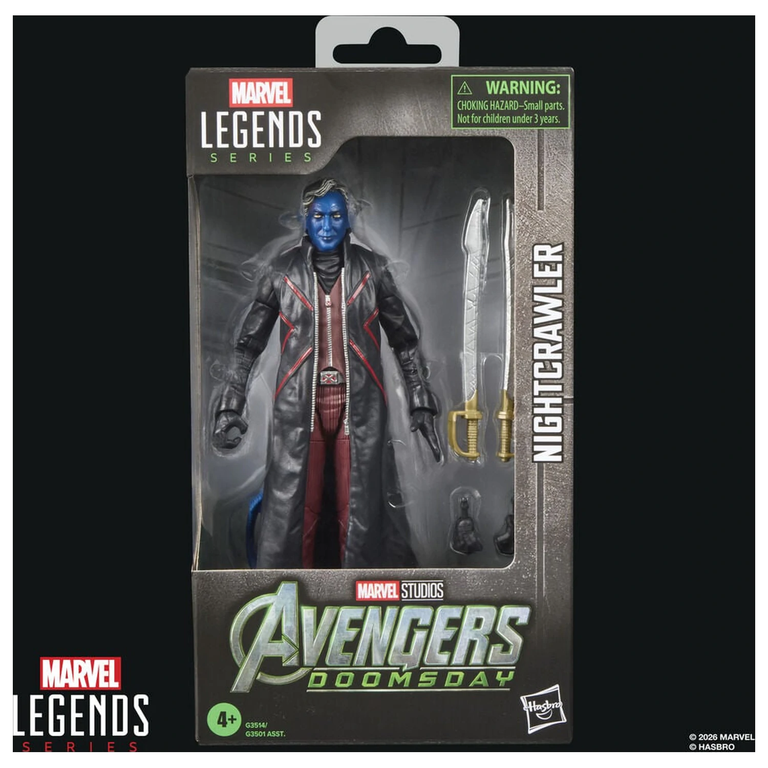 Marvel Legends Series Avengers Doomsday Nightcrawler figúrka 15 cm produktová fotografia
