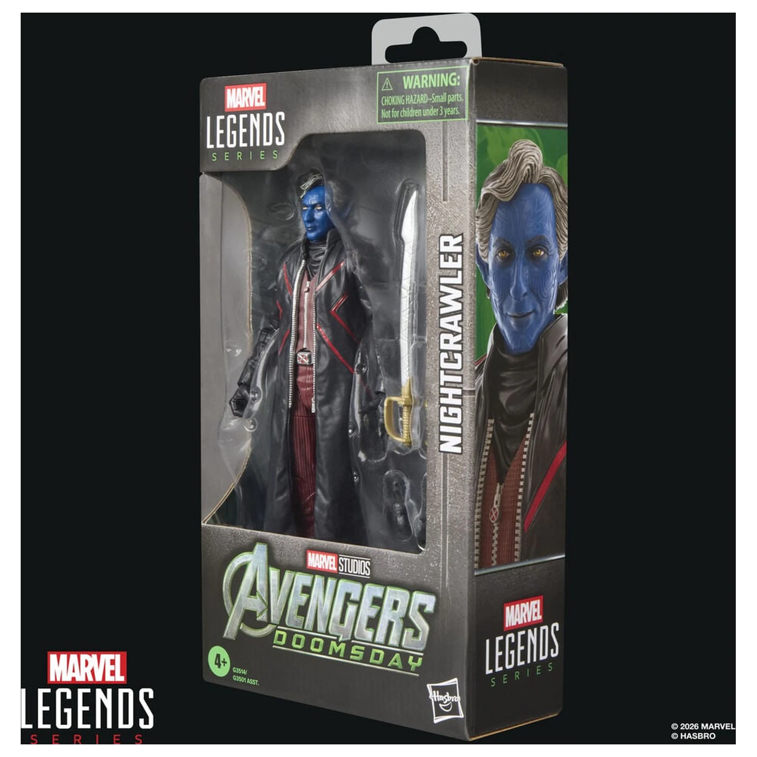 Marvel Legends Series Avengers Doomsday Nightcrawler figúrka 15 cm produktová fotografia