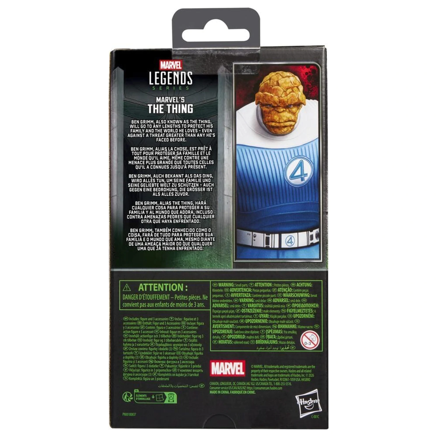 Marvel Legends Series Avengers Doomsday The Thing figúrka 15 cm produktová fotografia
