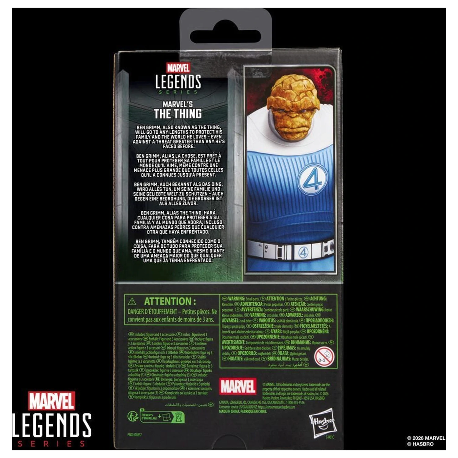 Marvel Legends Series Avengers Doomsday The Thing figúrka 15 cm produktová fotografia