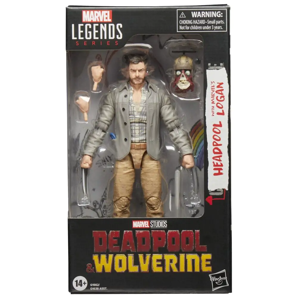 Marvel Legends Series Deadpool & Wolverine - Headpool s figúrkou Marvels Logan 15 cm termékfotó