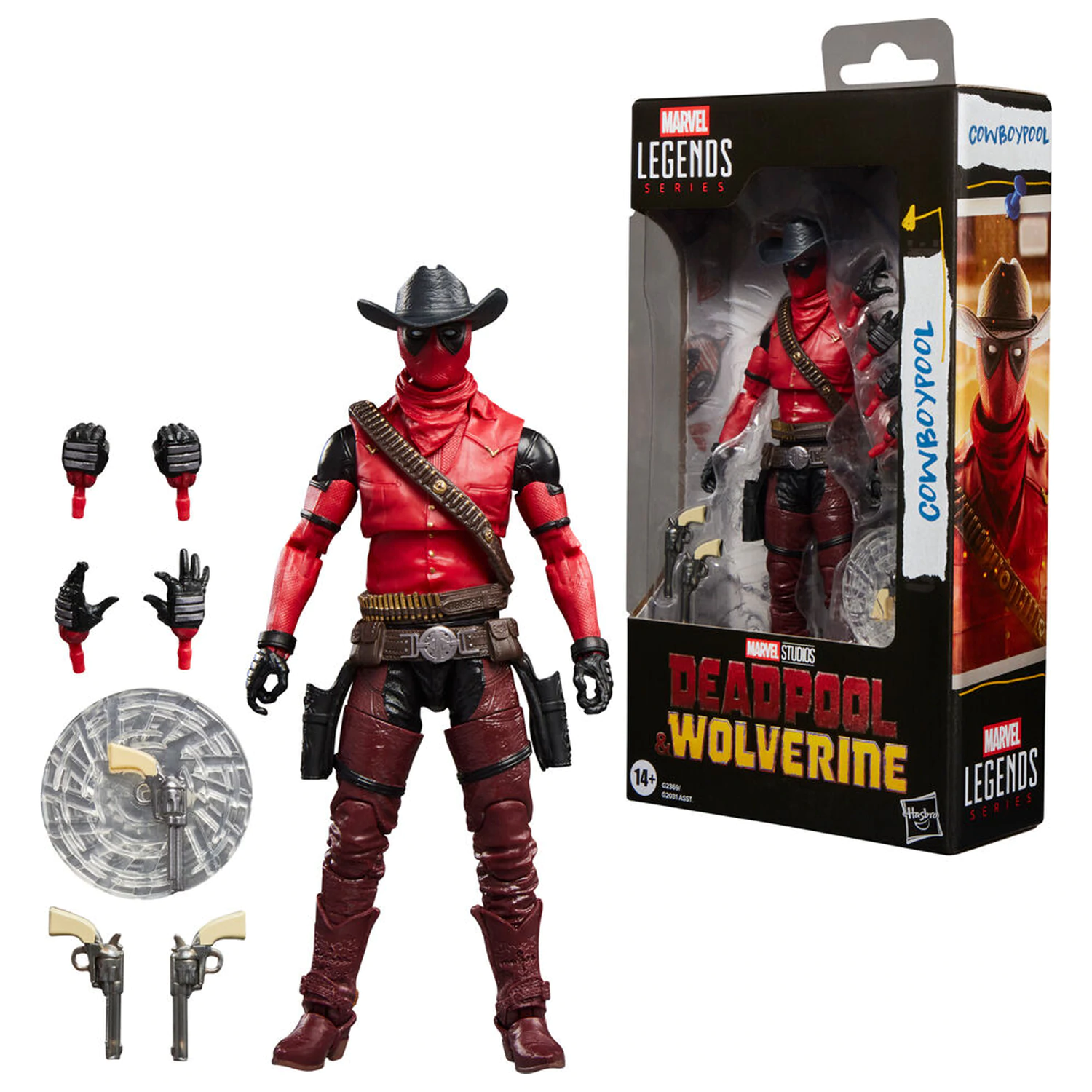 Marvel Legends Series Deadpool & Wolverine Cowboypool figúrka 15cm produktová fotografia