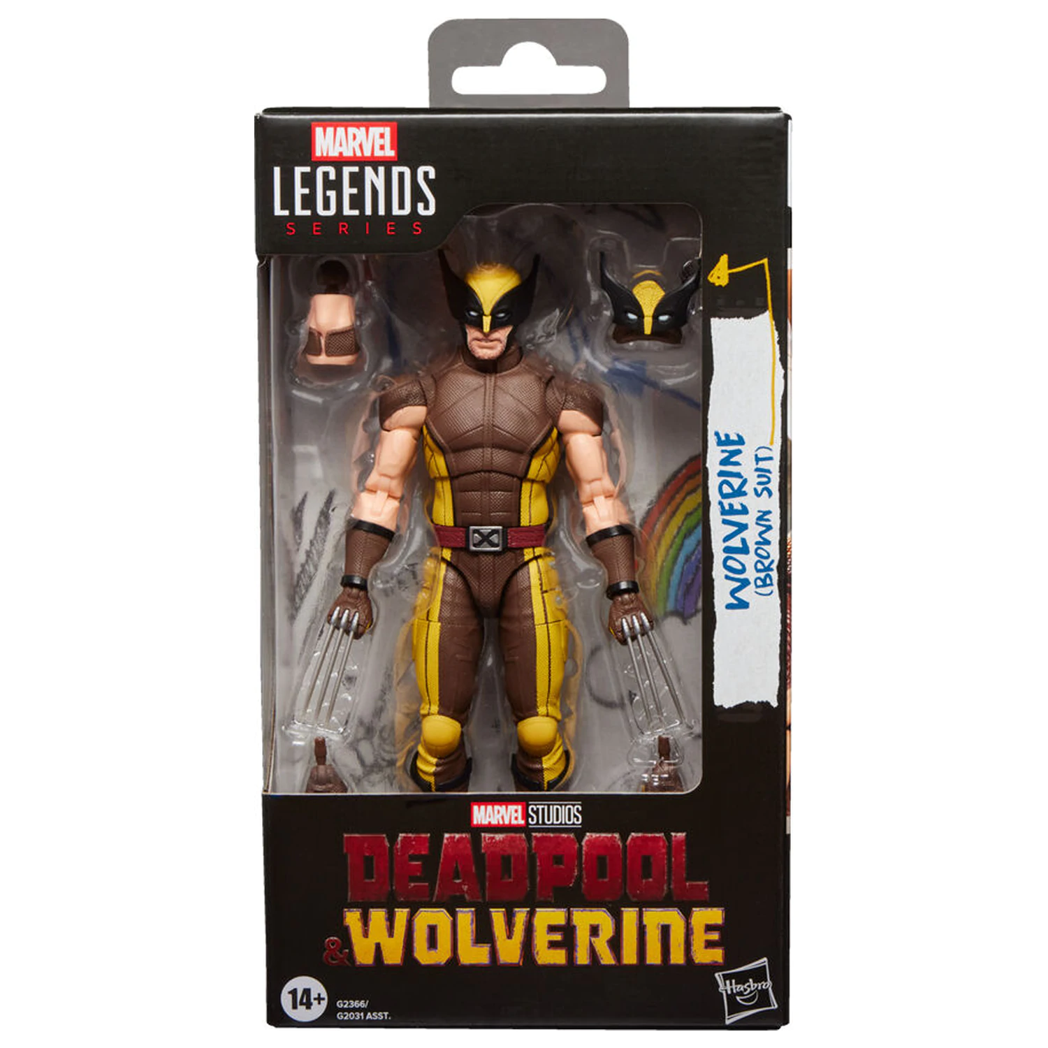 Marvel Legends Series Deadpool & Wolverine - figúrka Wolverine Brown Suit 15cm produktová fotografia