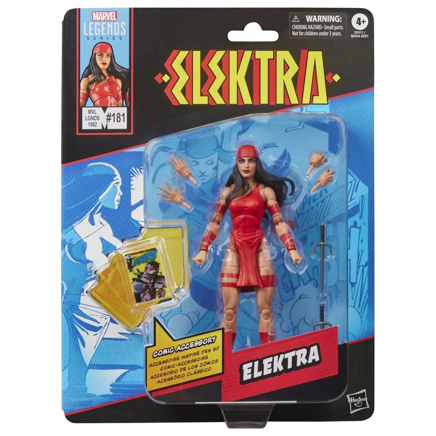 Marvel Legends Series figúrka Elektry 15cm produktová fotografia