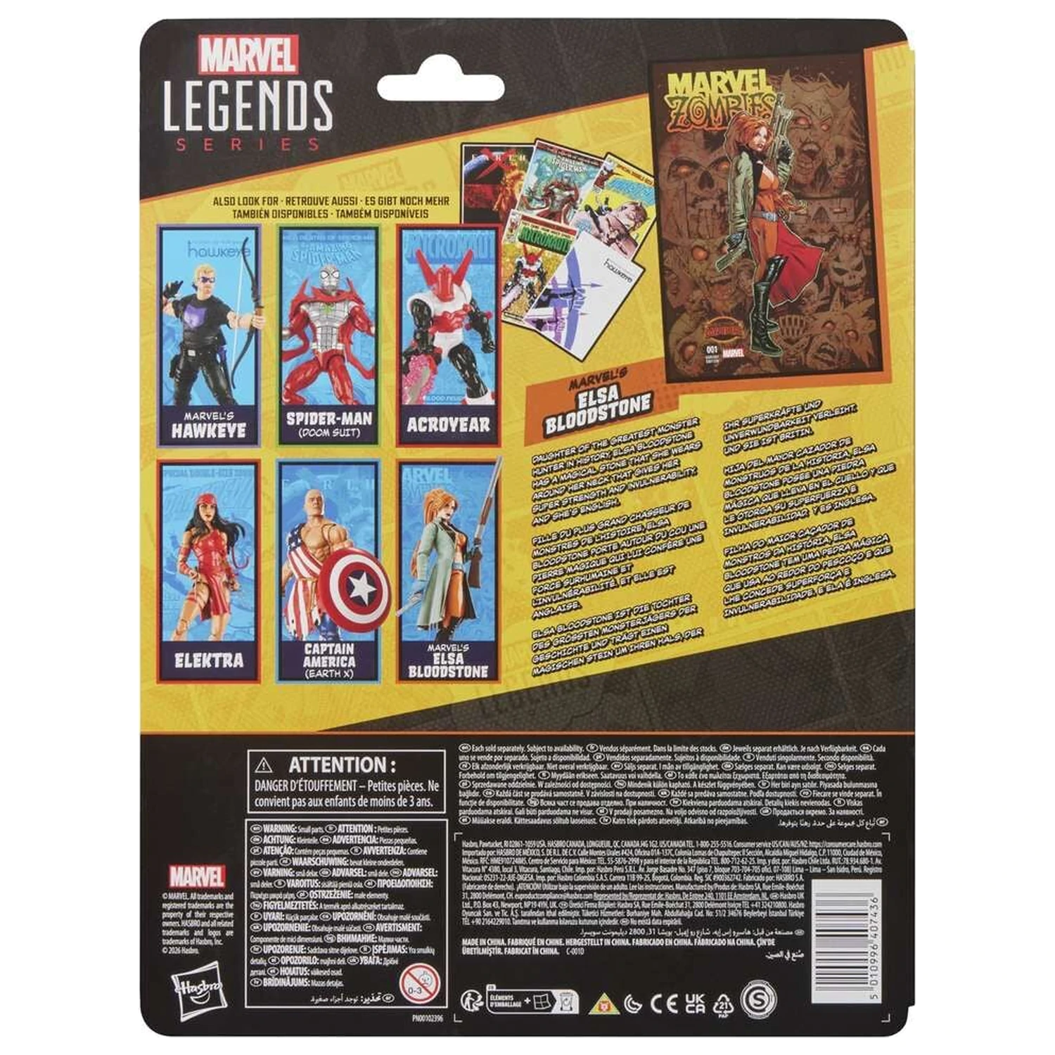 Marvel Legends Series Elsa Bloodstone Zombies figúrka 15cm produktová fotografia