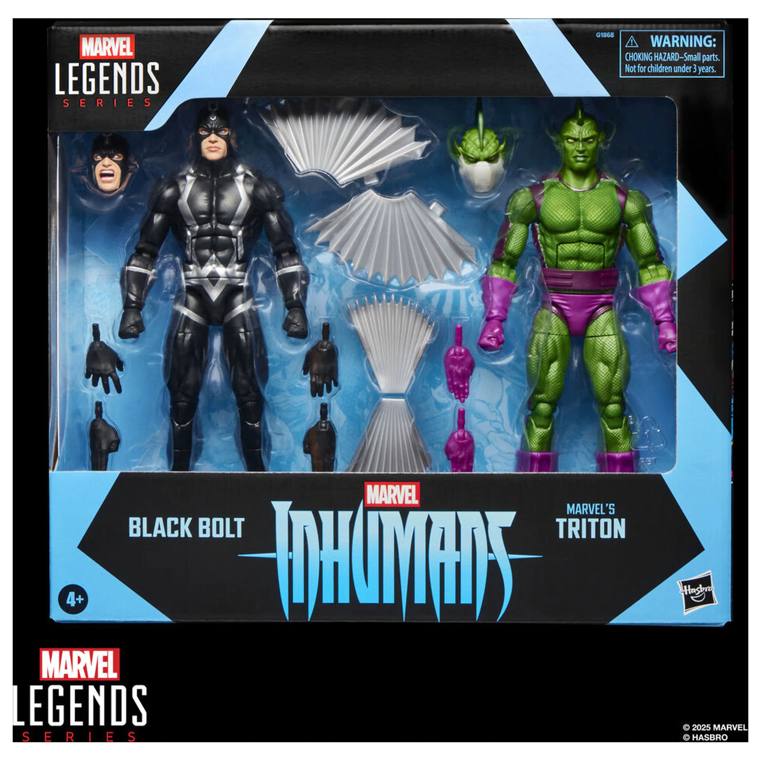 Marvel Legends Series Inhumans Black Bolt & Triton balenie 2 figúriek 15cm produktová fotografia