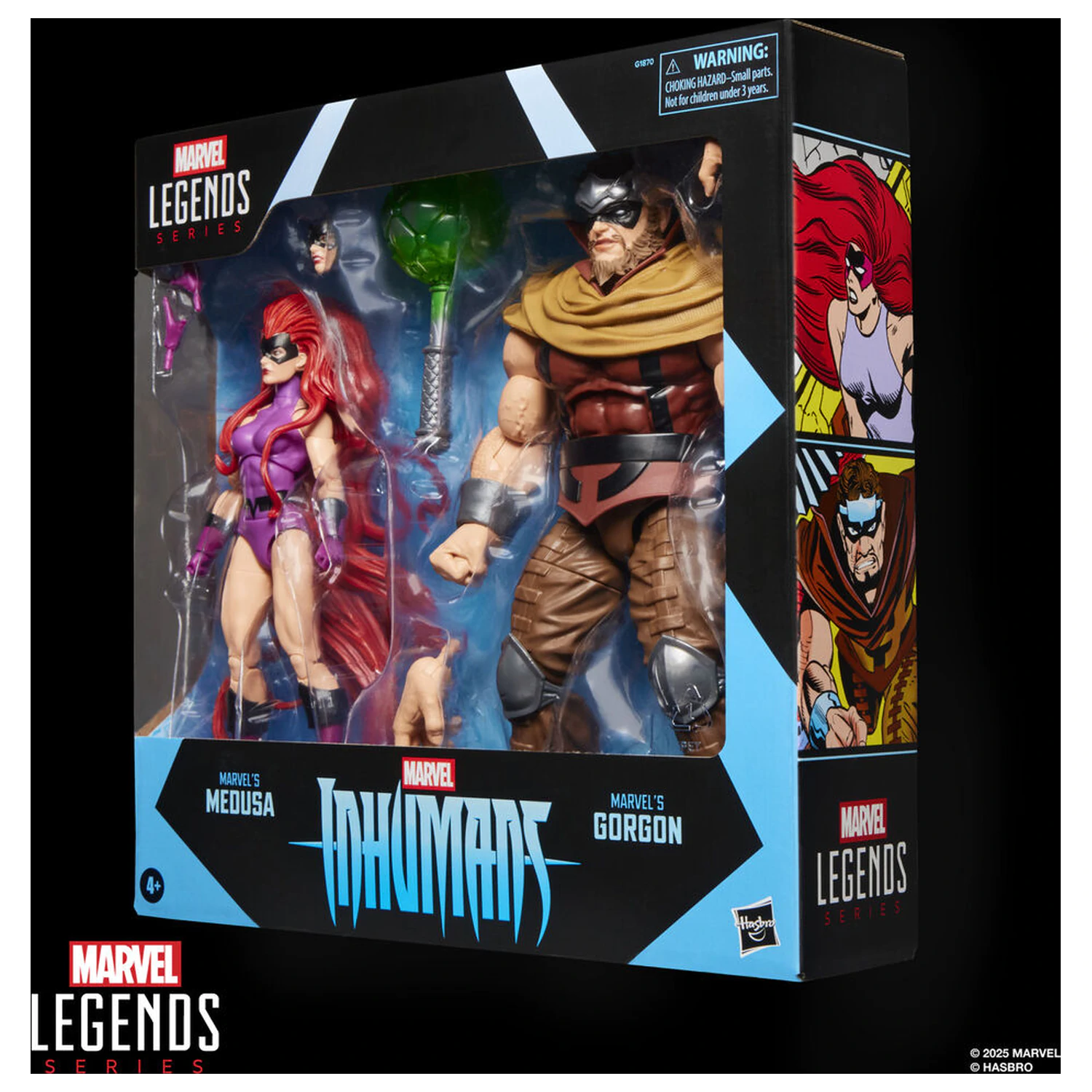 Marvel Legends Series Inhumans Medusa & Gorgon balenie 2 figúrok produktová fotografia
