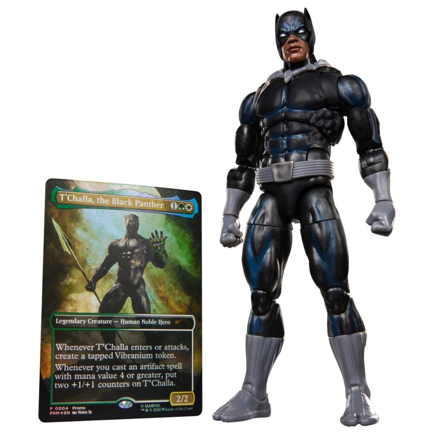 Marvel Legends Series Magic The Gathering Black Panther figúrka 15cm produktová fotografia