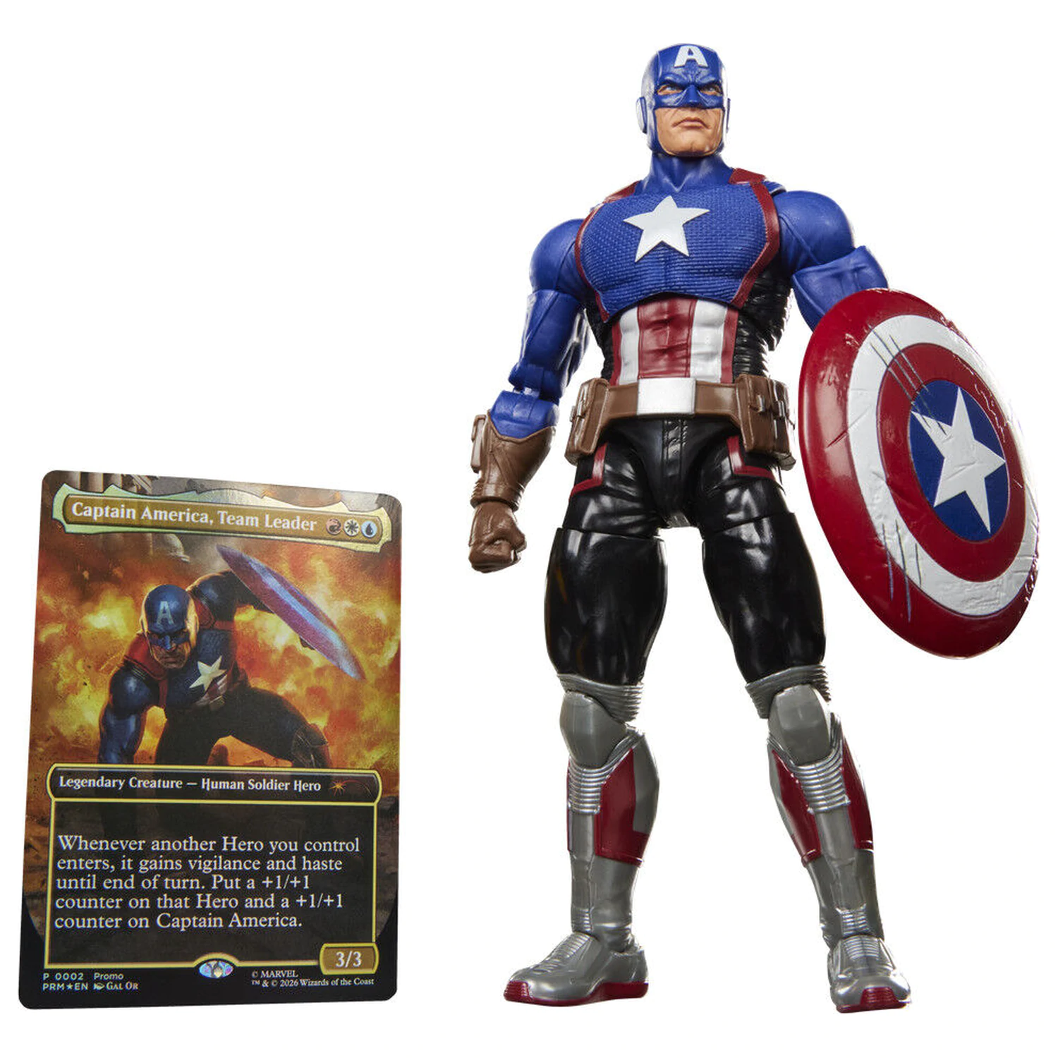 Marvel Legends Series Magic The Gathering Captain America Avengers Twilight figúrka 15cm produktová fotografia
